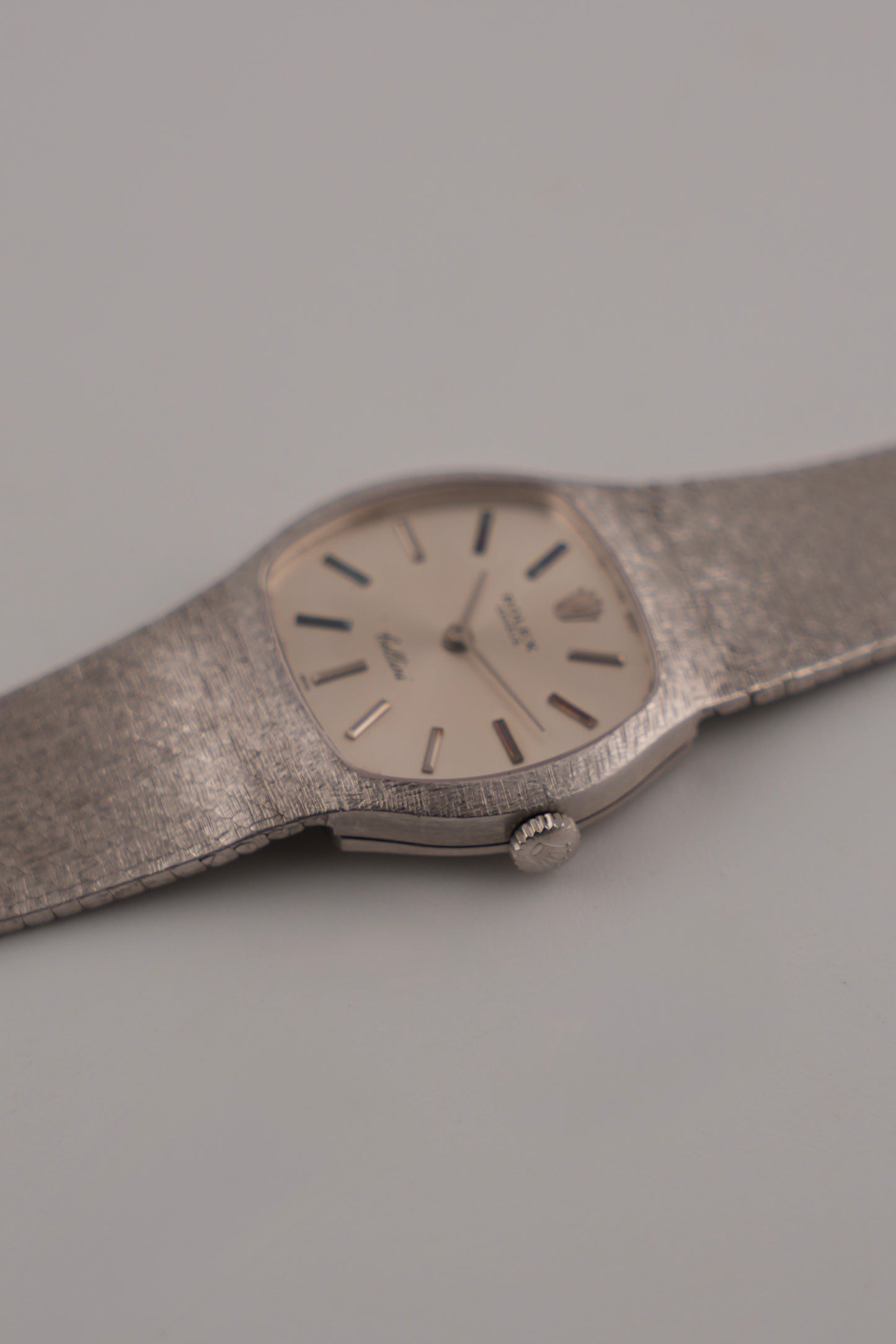 Rolex Geneve Cellini Manual Wind 3801 - 18ct Solid White Gold