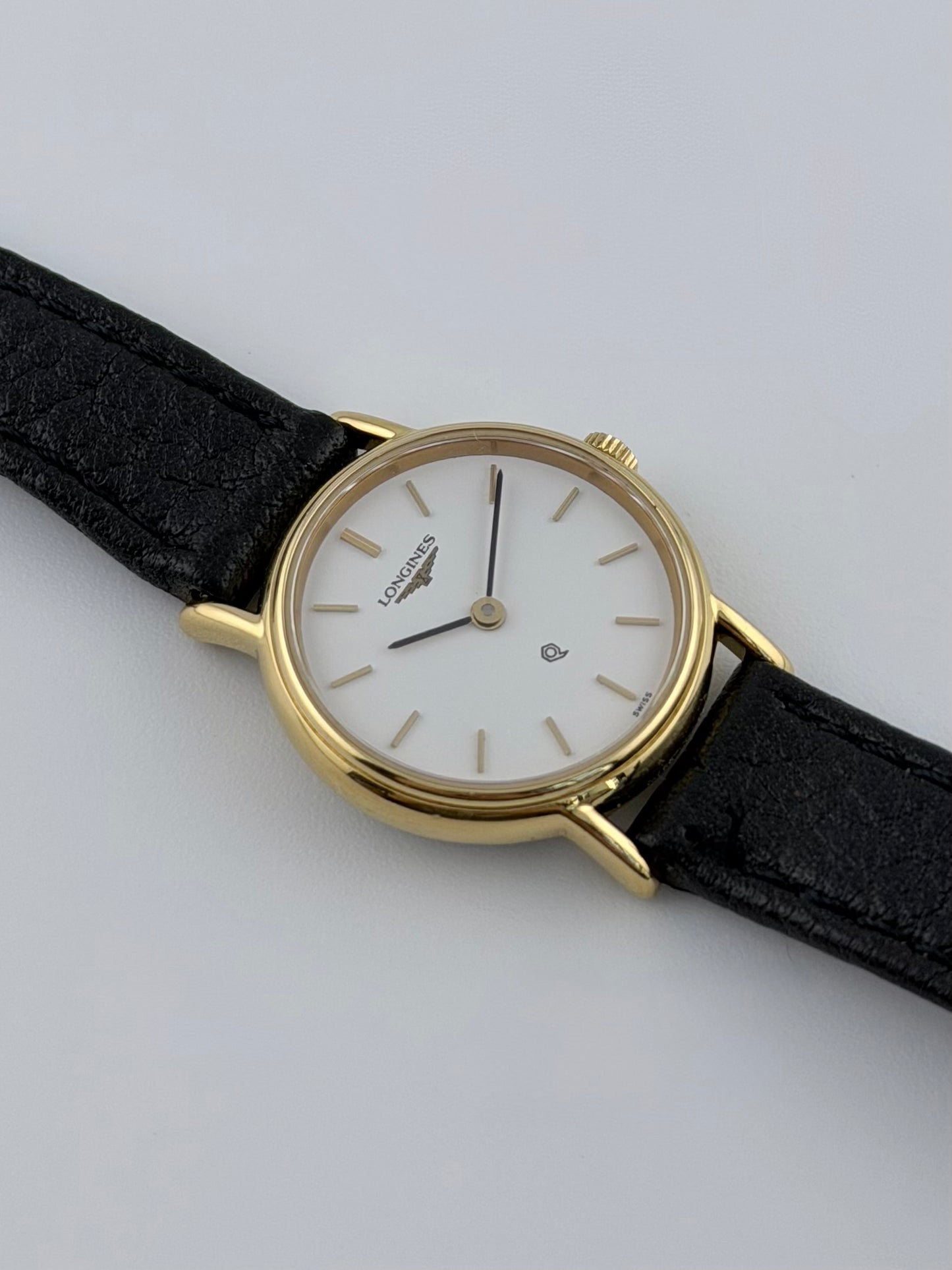 Longines Q Quartz 7709.322.2 - Ladies - Original Strap and Box