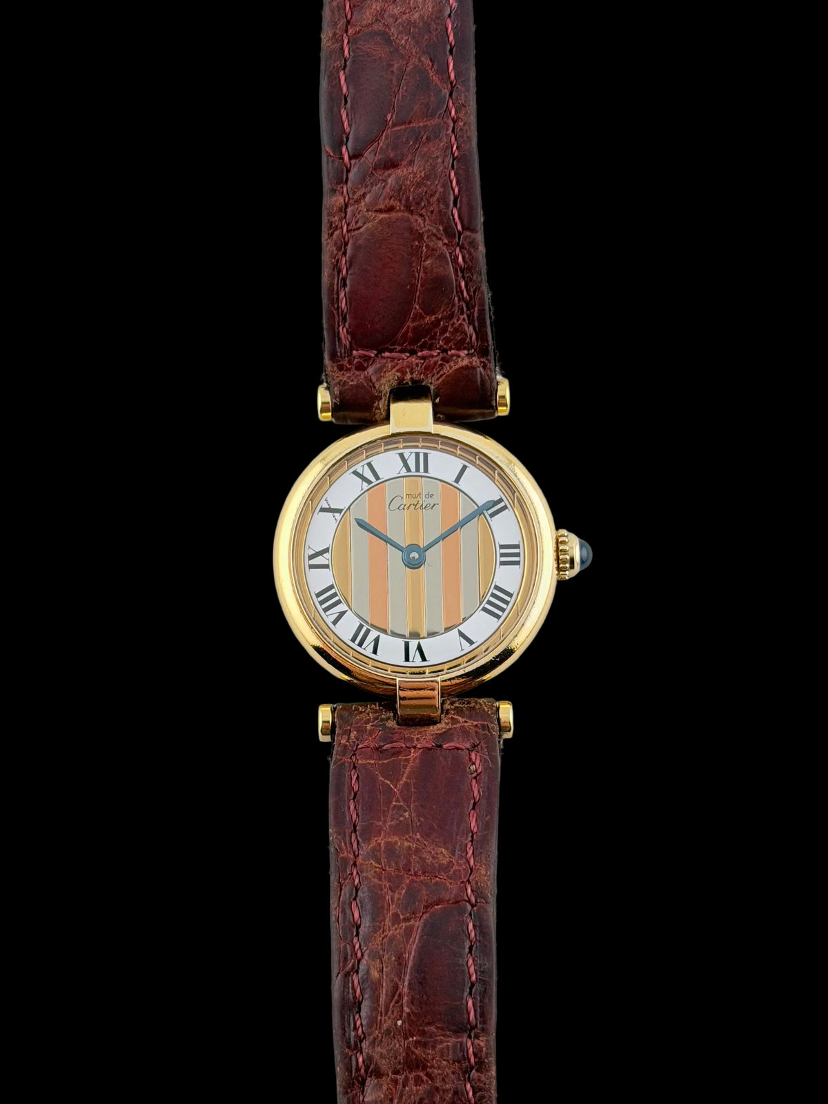 Cartier Must De Vendome Quartz 590004 - Trinity Dial - Ladies