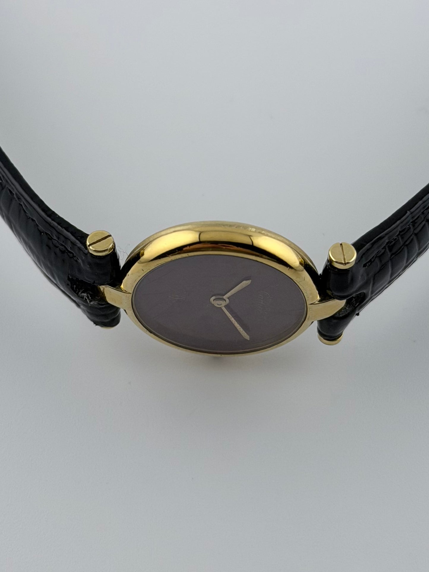 Cartier Must de Cartier Paris Quartz - 18 - Burgundy Tortoise Shell Dial - Ladies