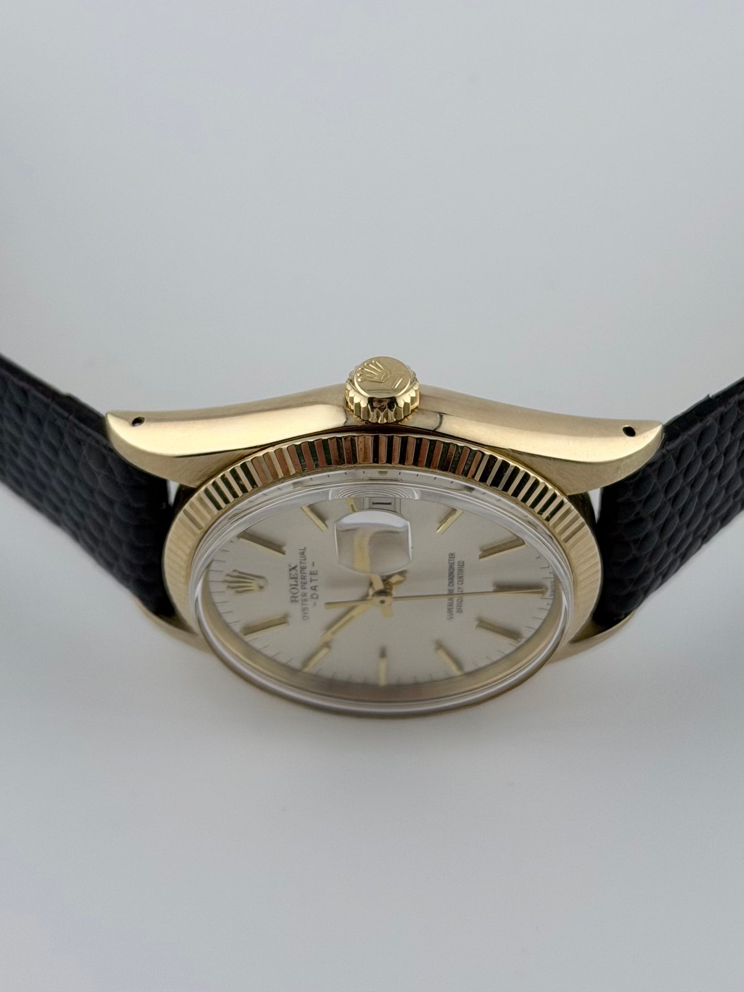 Rolex Oyster Perpetual Date Automatic - 1503 - Solid 14kt Gold - Original Box