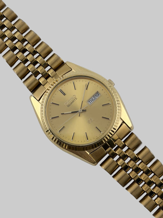 Seiko SQ Quartz Day-Date 5Y23-8A60 C34
