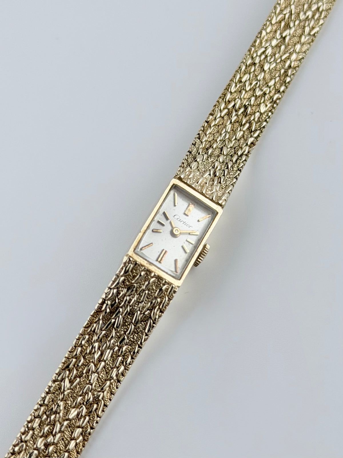 Cartier New York 1940s/1950s Manual Wind - Rare - Concord Collaboration - Solid 14K Gold with Box - Ladies