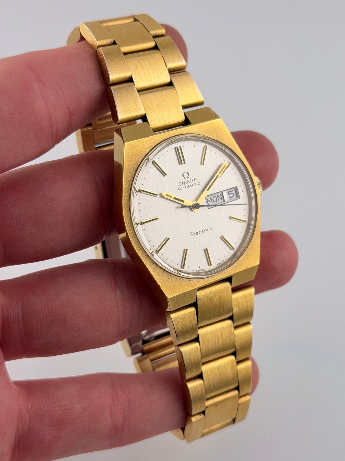 Omega Geneve Day-Date 166.0125 - Near Mint Condition!