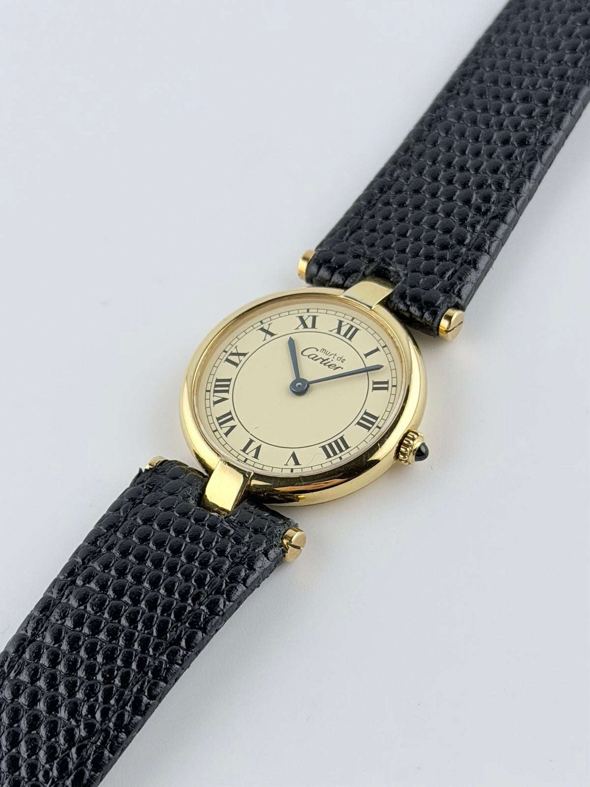 Cartier must de Paris Vendome Quartz - 18 - Ivory Dial - Ladies