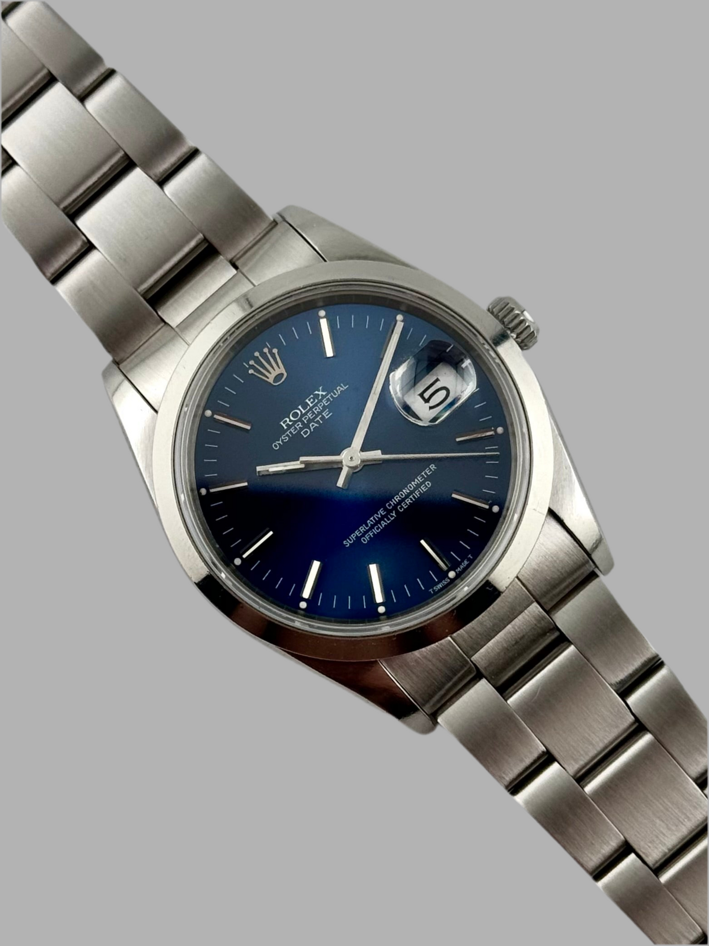 Rolex Oyster Perpetual Date Automatic 15200 - Blue Sunburst Dial