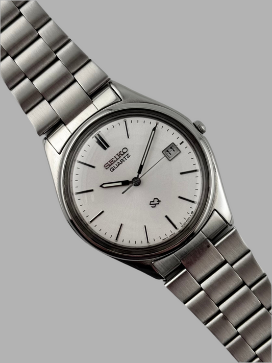 Seiko SQ Quartz Date - 5Y22-8020 Sunburst Dial