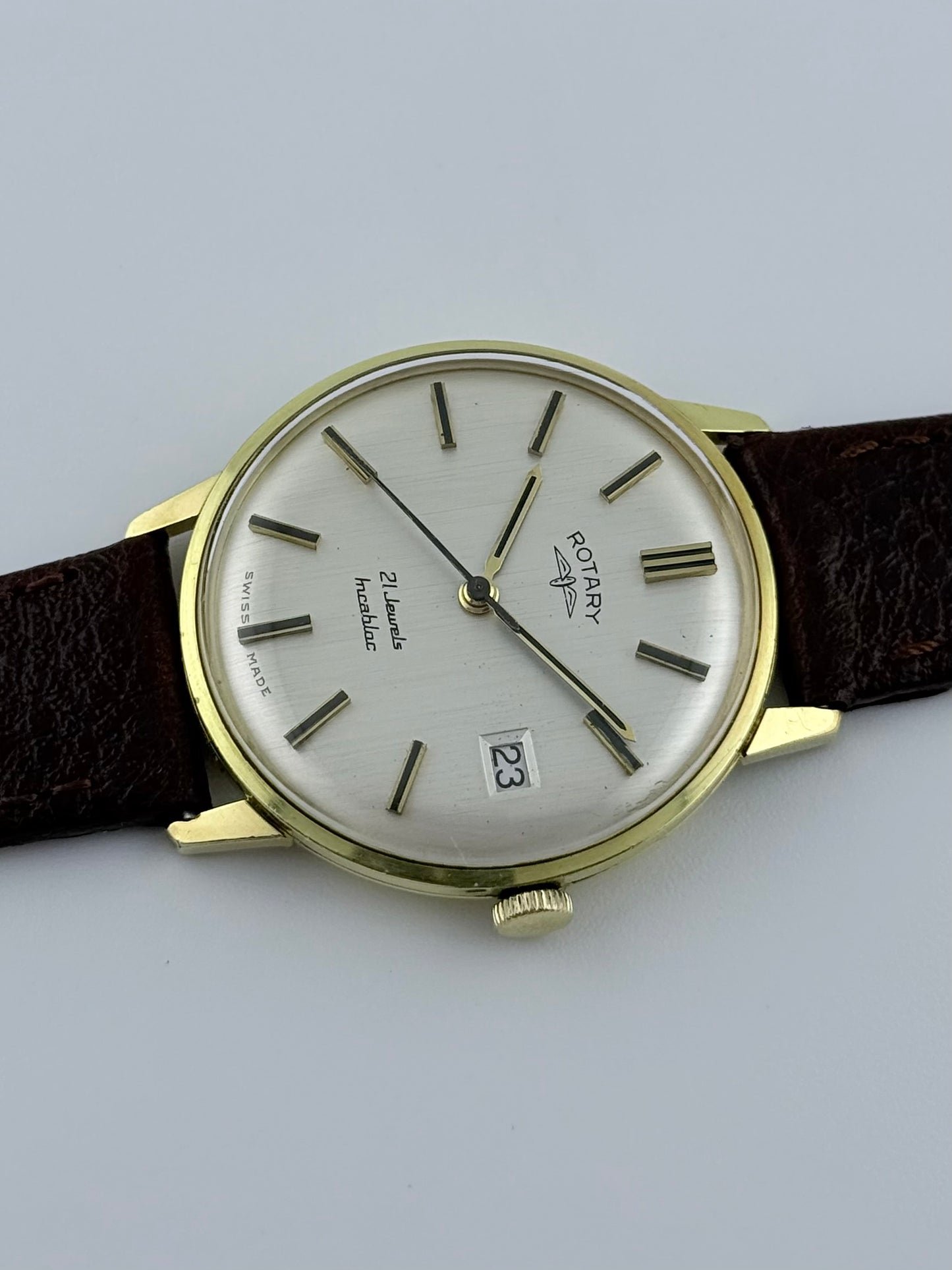 Rotary Manual Wind Incabloc 1970s