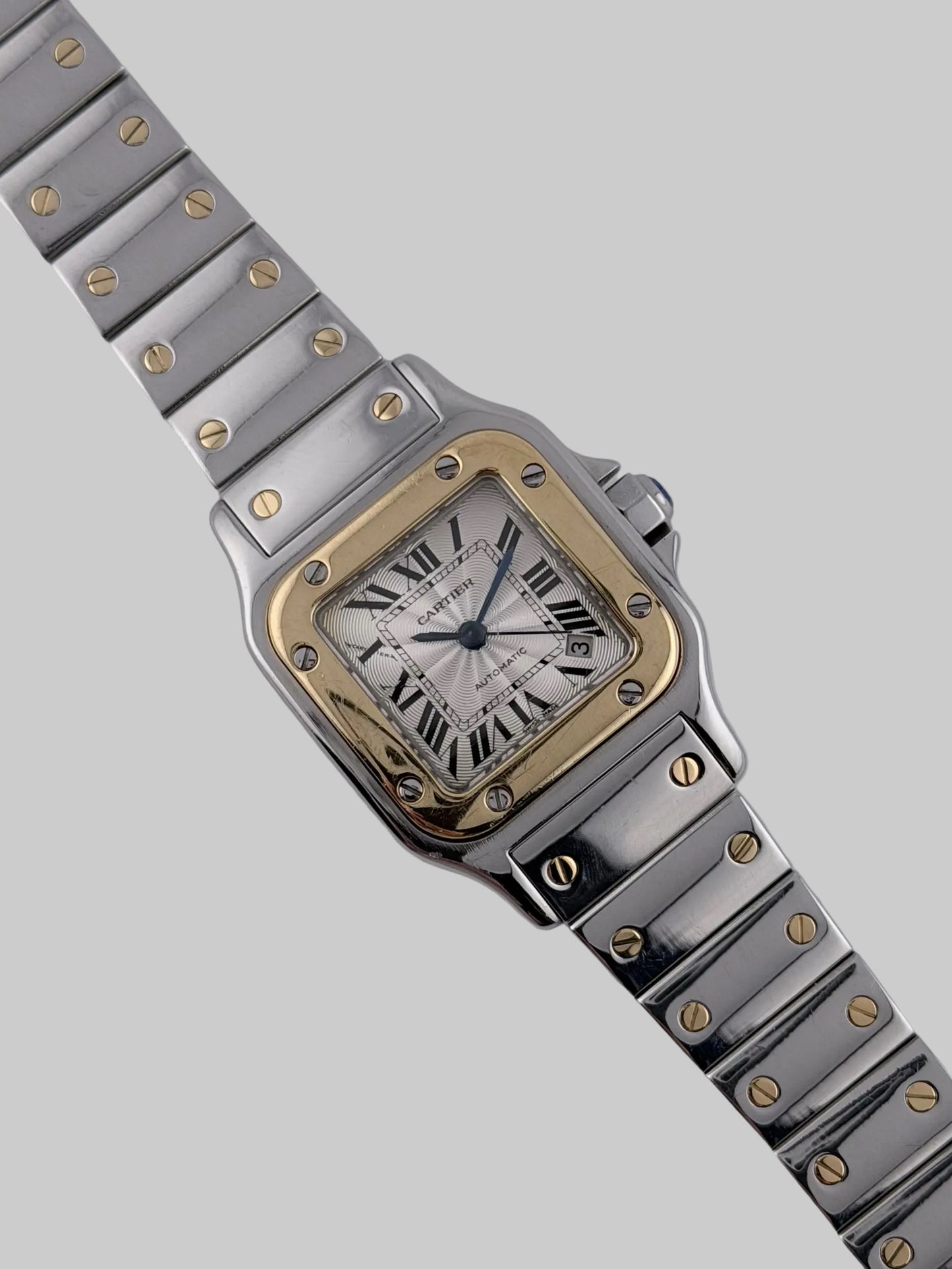 Cartier Santos Galbee Date Automatic - 2423 - Ladies - Two Tone