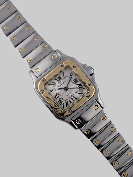 Cartier Santos Galbee Date Automatic - 2423 - Ladies - Two Tone