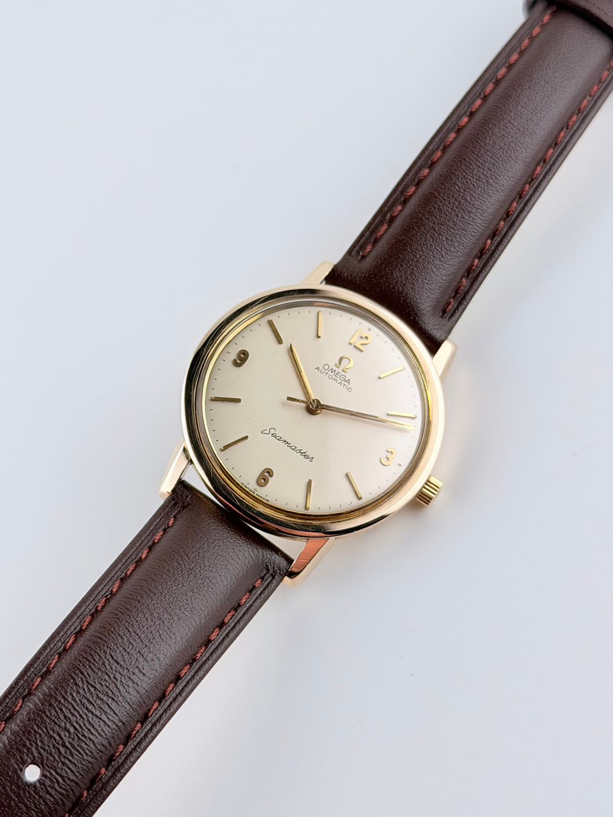 Omega Seamaster Automatic 9ct Gold - 165.003 - Box and Papers