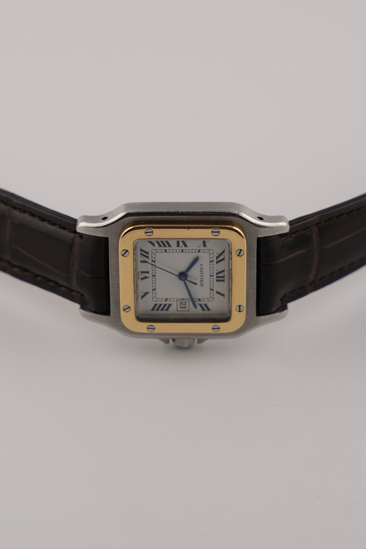 Cartier Santos Carree Automatic Date - Bi Metal - 2961