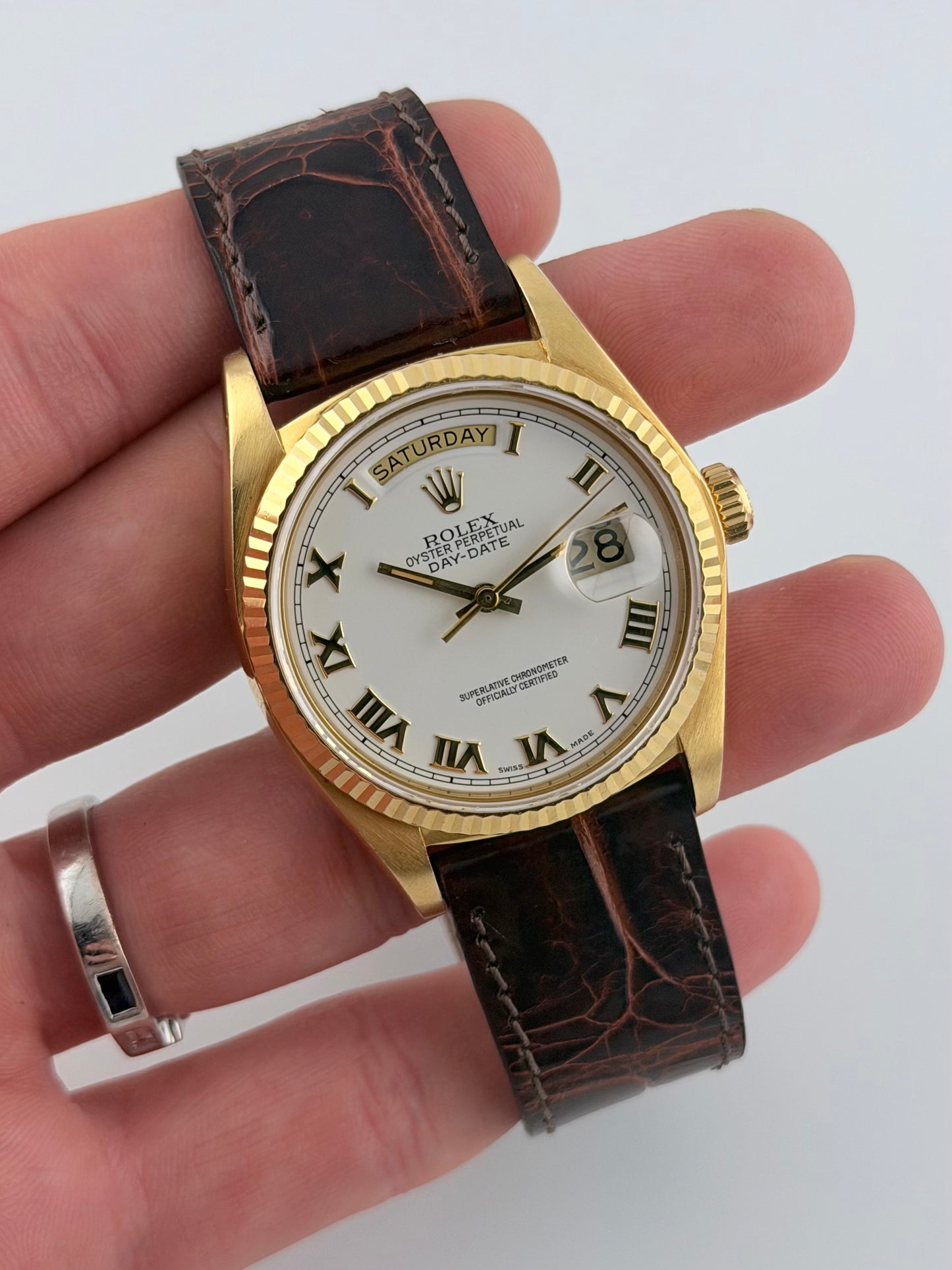 Rolex Oyster Perpetual Day-Date - 18038 - Original Box - Rare Dial