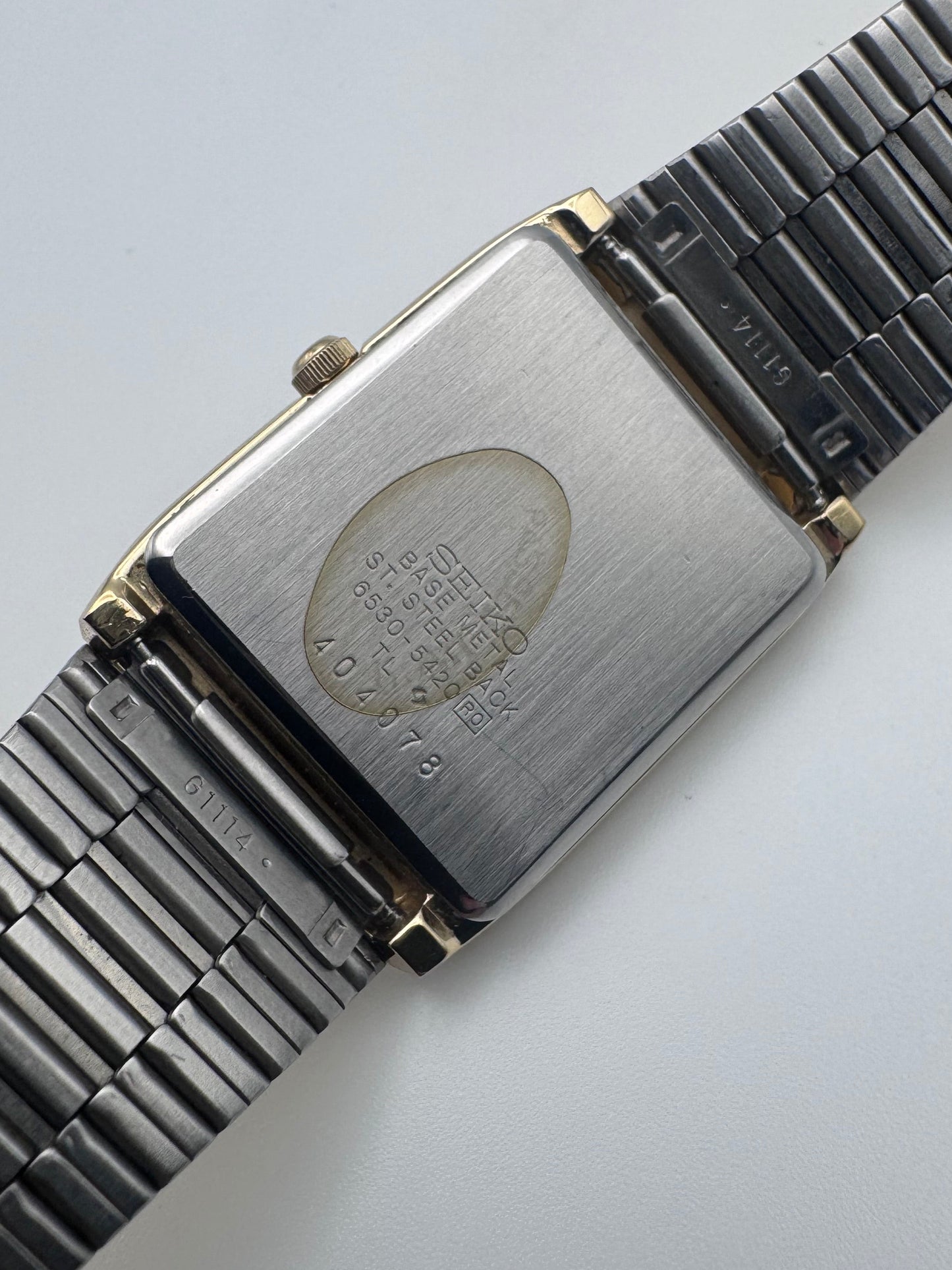 Seiko Tank Quartz box 6530-5420