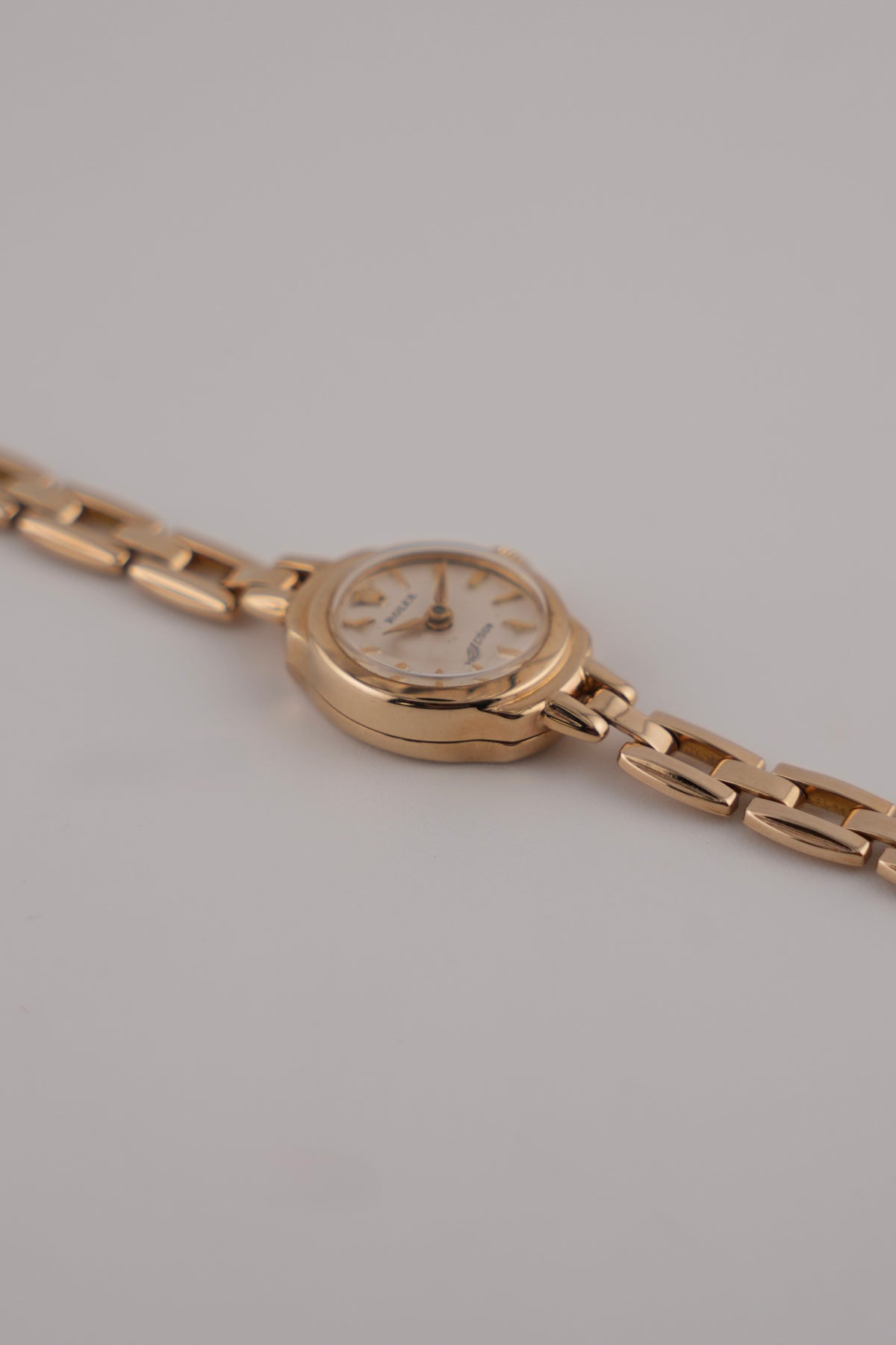 Rolex Precision Ladies Cocktail Watch Manual Wind - 1955 - Solid 9ct Gold - Rolex Gold Bracelet - Boxed
