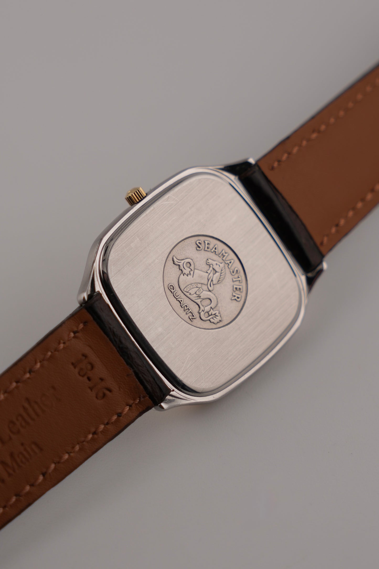 Omega Seamaster Quartz Date 396.1011 Waffle Stardust Dial