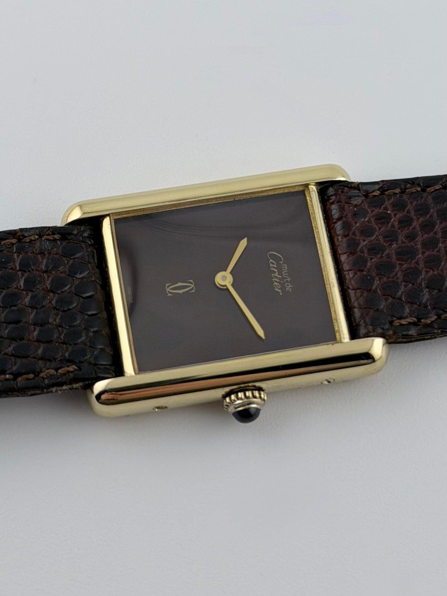 Cartier Must De Paris Tank Quartz - 6 - Wood Dial