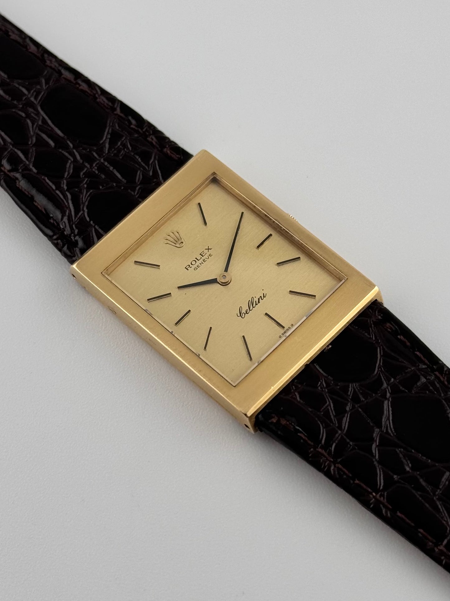 Rolex Geneve Cellini Tank Manual Wind - 18ct Gold - 4014