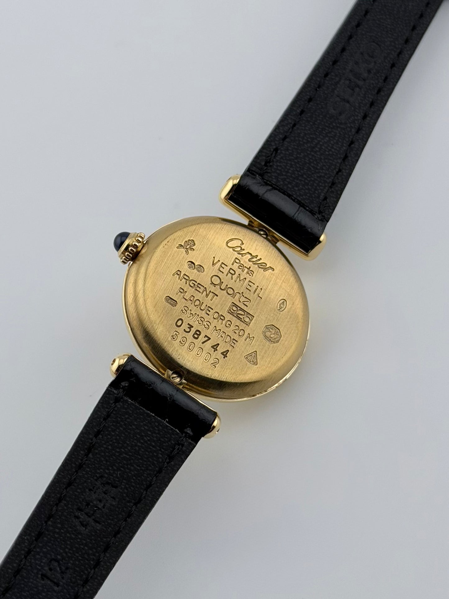 Near Mint! Cartier must de Colisee Quartz - 590002 - Ladies - Onyx Dial