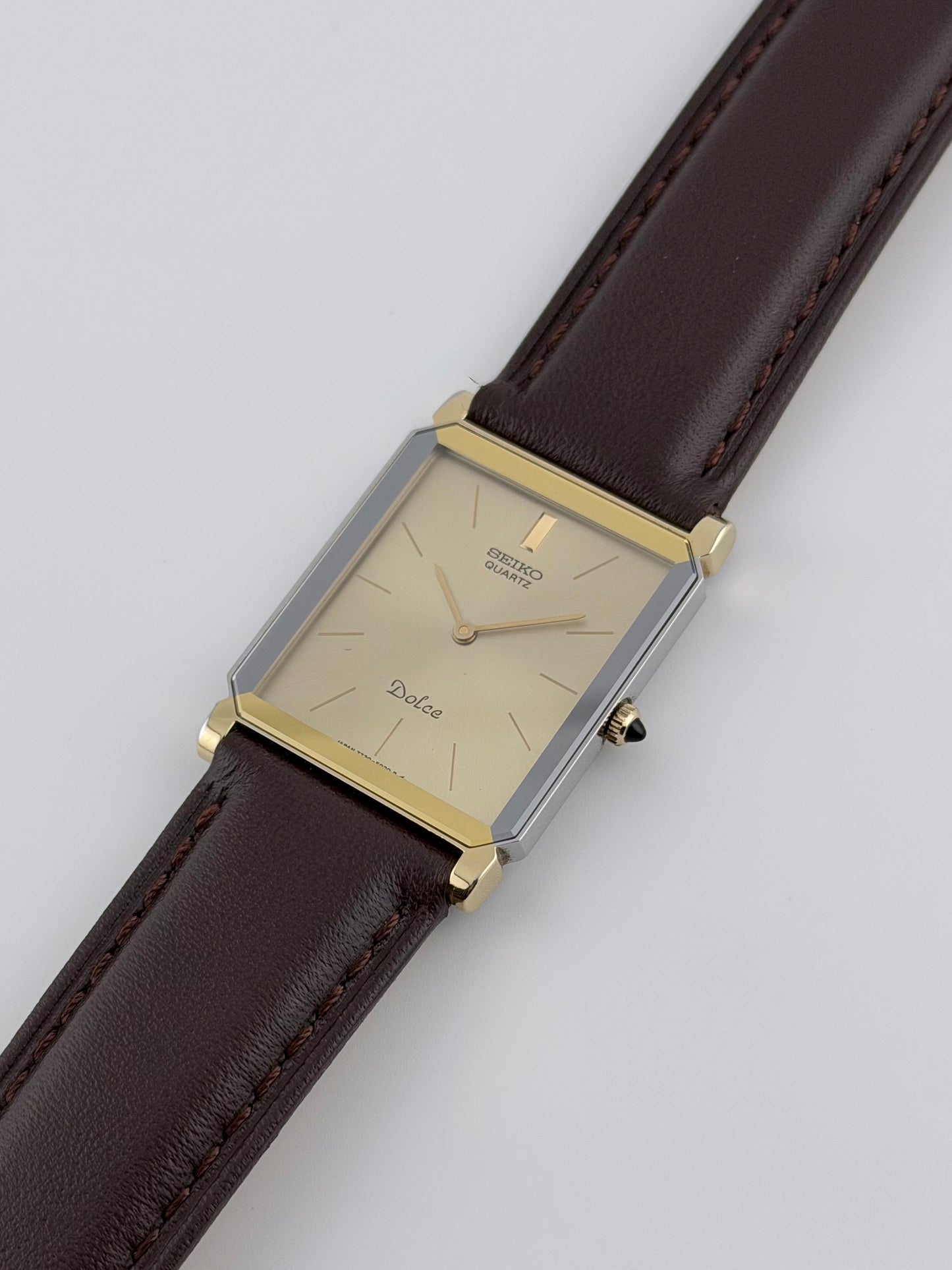 Seiko Dolce Tank Quartz - 7730-5020 Near Mint!