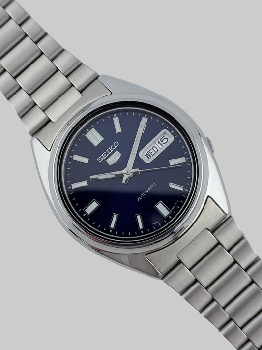 Seiko 5 Automatic 7S26-0480 - Blue Dial - Box and Hang Tag.