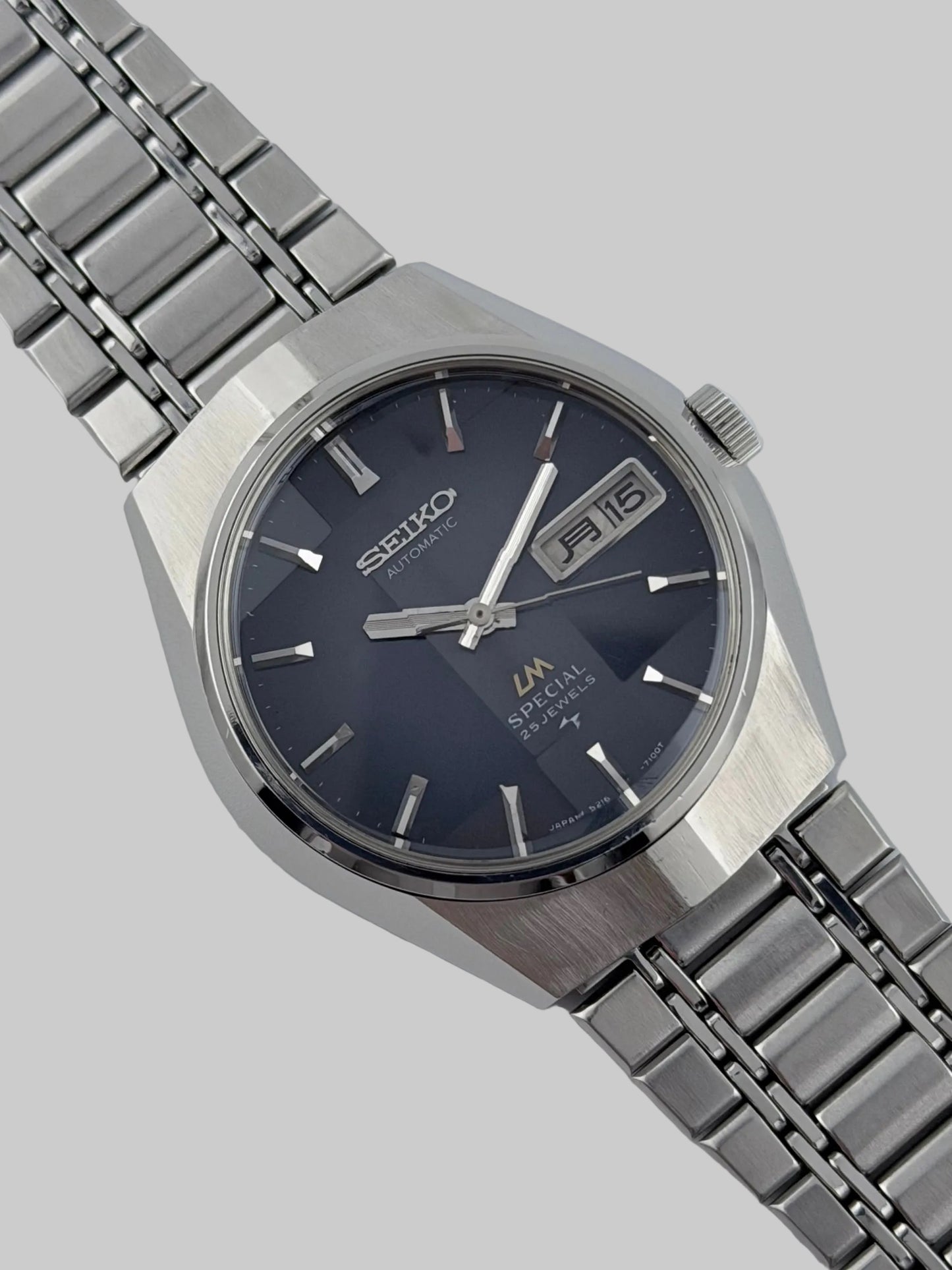 Seiko Lord Matic Special - 5216-7090 - JDM - Faceted Crystal - Rare