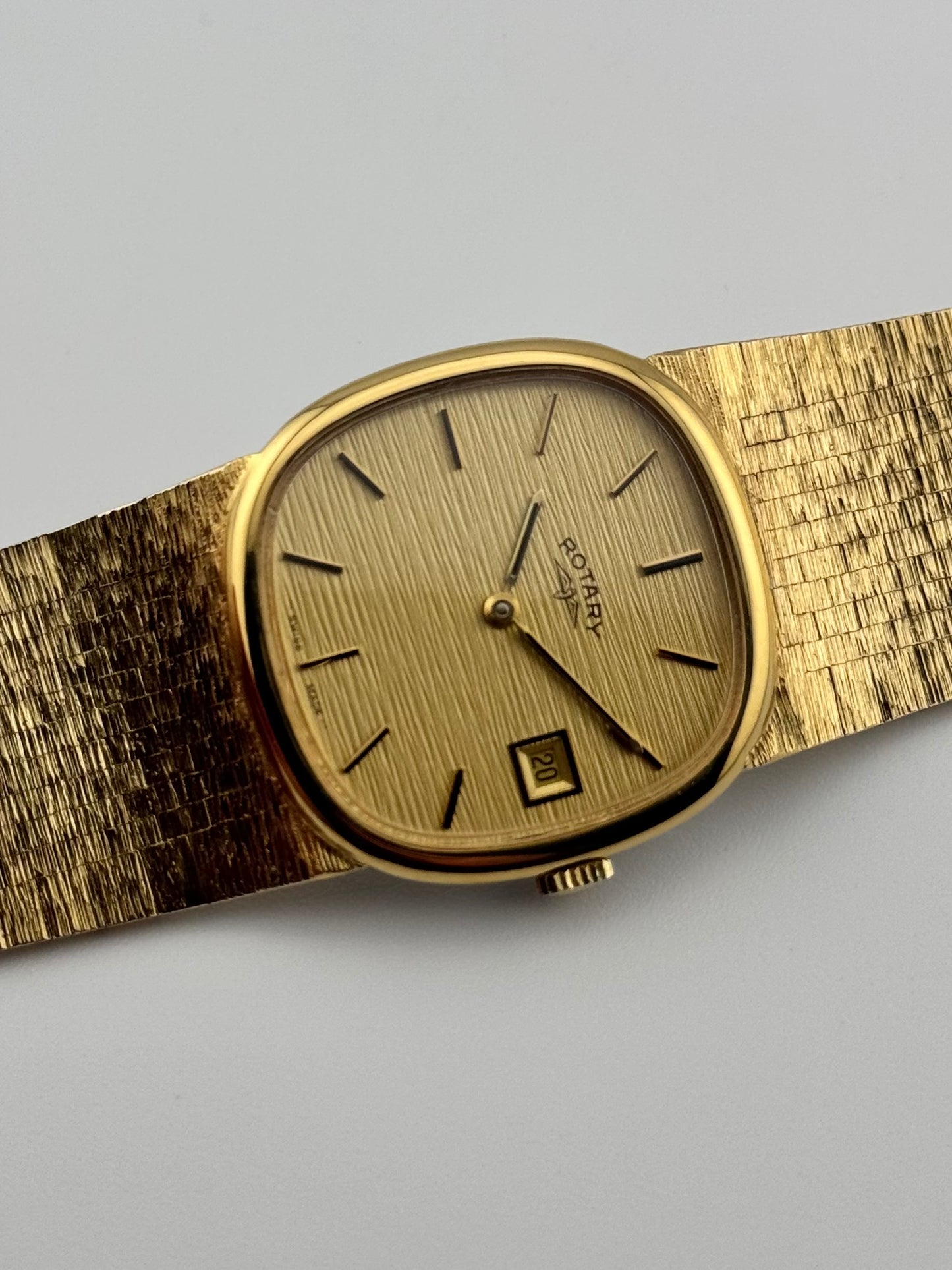 Rotary Manual Wind Date - Rare Bracelet Watch - OG Box