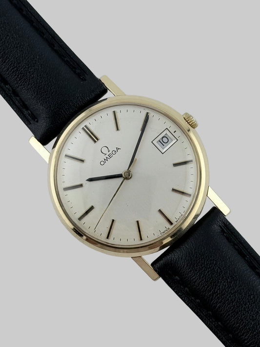 Omega Geneve Manual Wind 9ct Gold - 132.5017 - Original Box and Papers