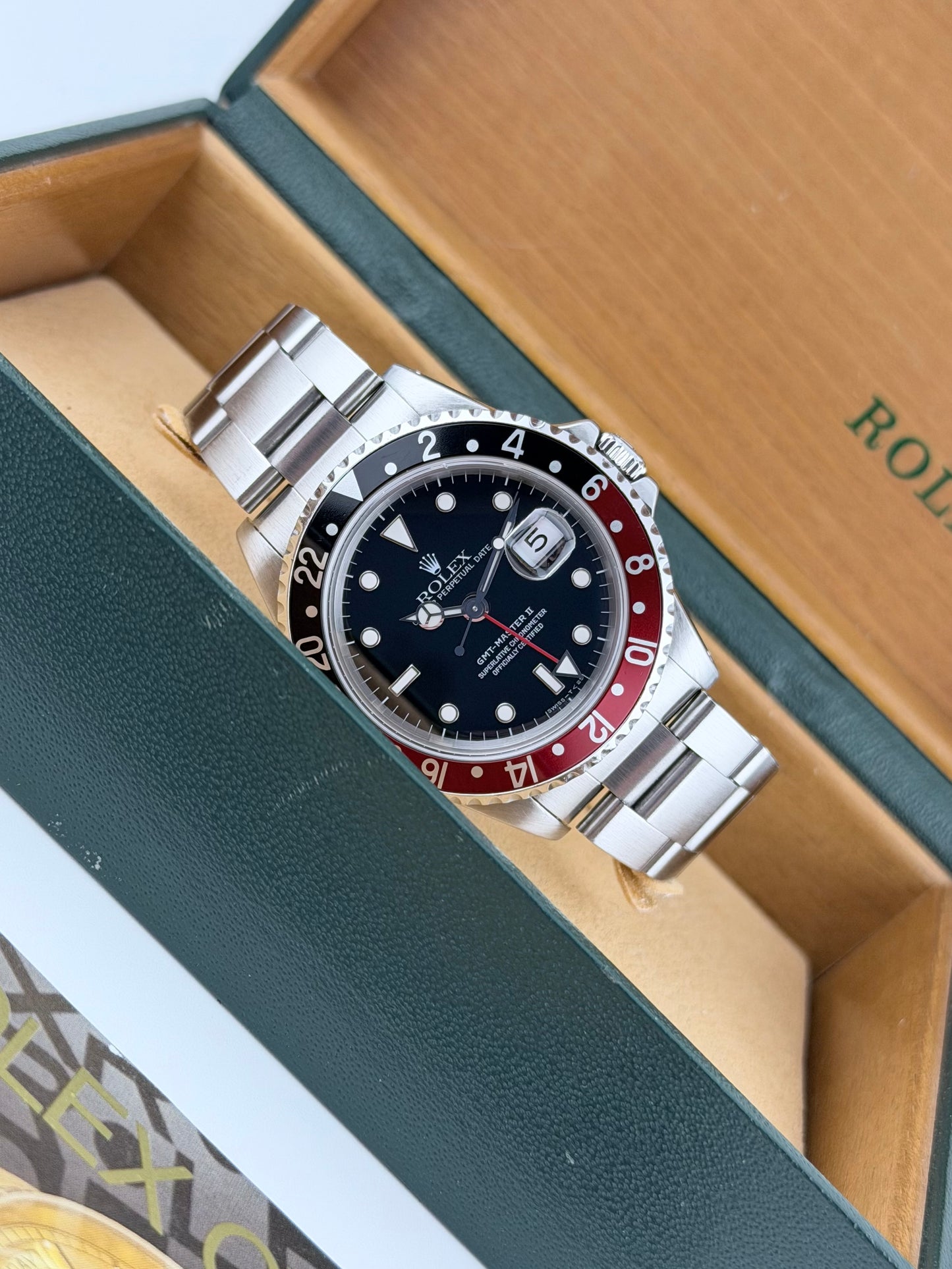Rolex Oyster Perpetual GMT Master II Automatic - 16710 'Coke' - Box and Booklet