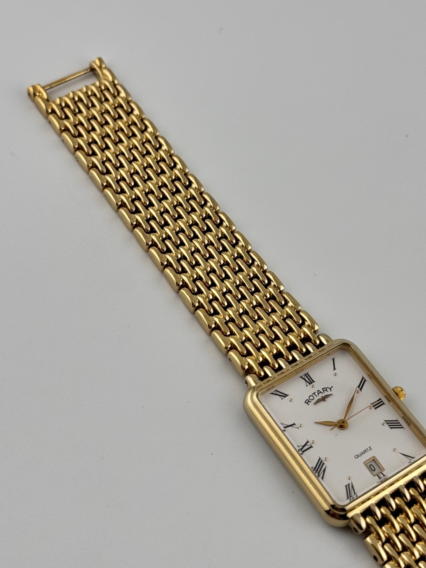 Rotary Tank Quartz Date Dress Watch