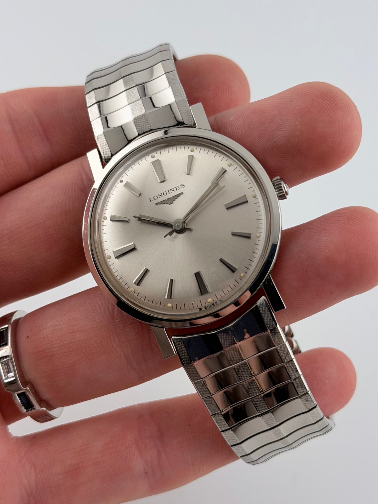 Longines Olympian Manual Wind - Rare + Extremely Rare Bracelet + Box + Tags