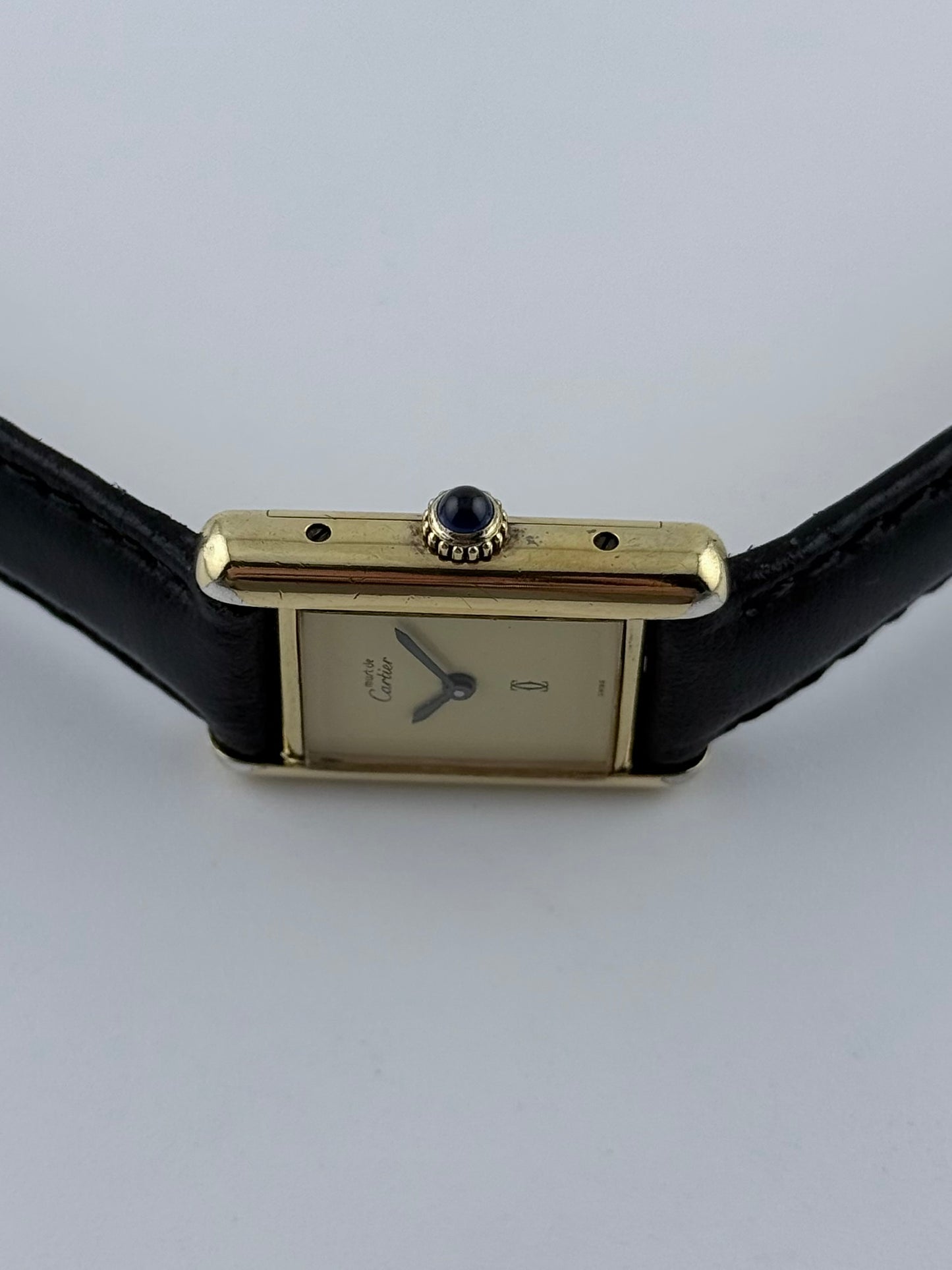 Cartier Must De Paris Tank Manual Wind - Lemon Dial - Ladies