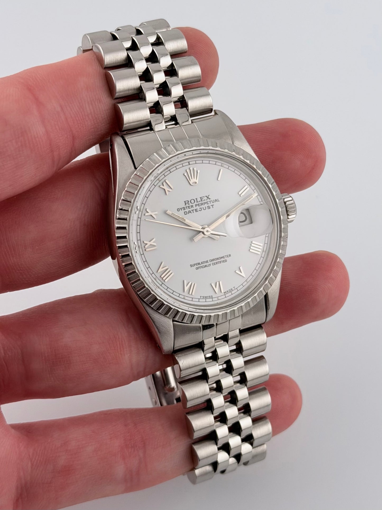 Rolex Datejust Oyster Perpetual - 16030 - Roman Numeral Dial - Original Box and Booklet
