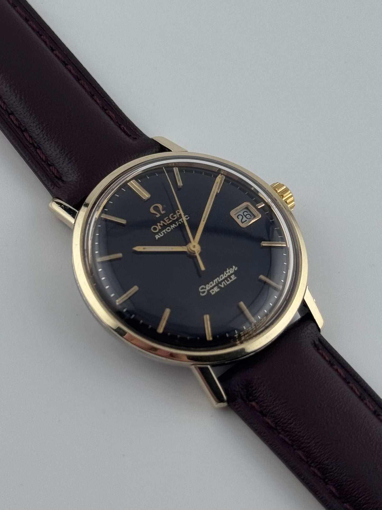 Omega Seamaster De Ville Automatic Black Dial - 166.020 - Rare