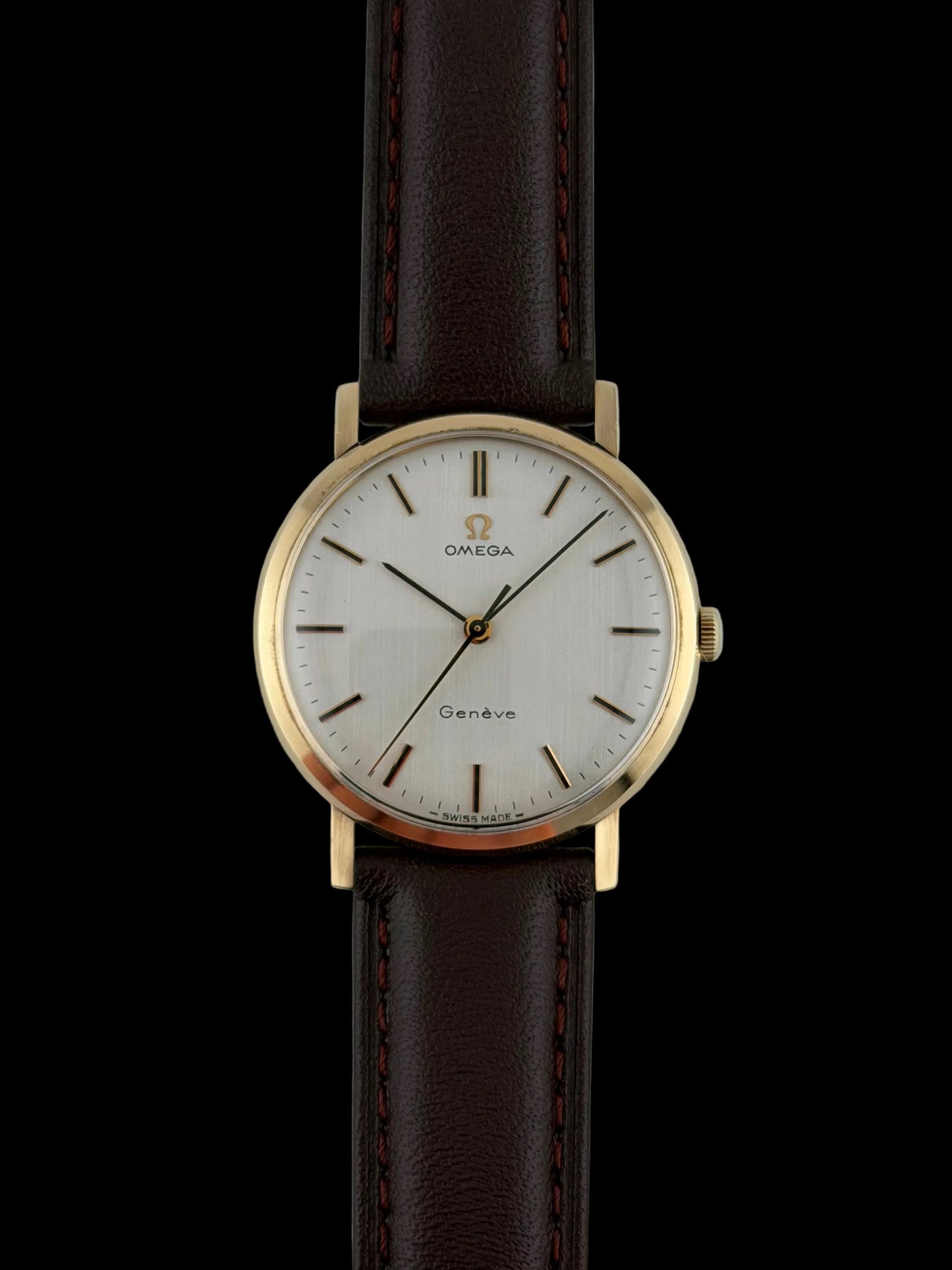 Omega Geneve Manual Wind 9ct Gold - 131.5016 - Original Box and Papers