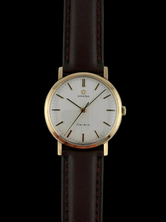 Omega Geneve Manual Wind 9ct Gold - 131.5016 - Original Box and Papers