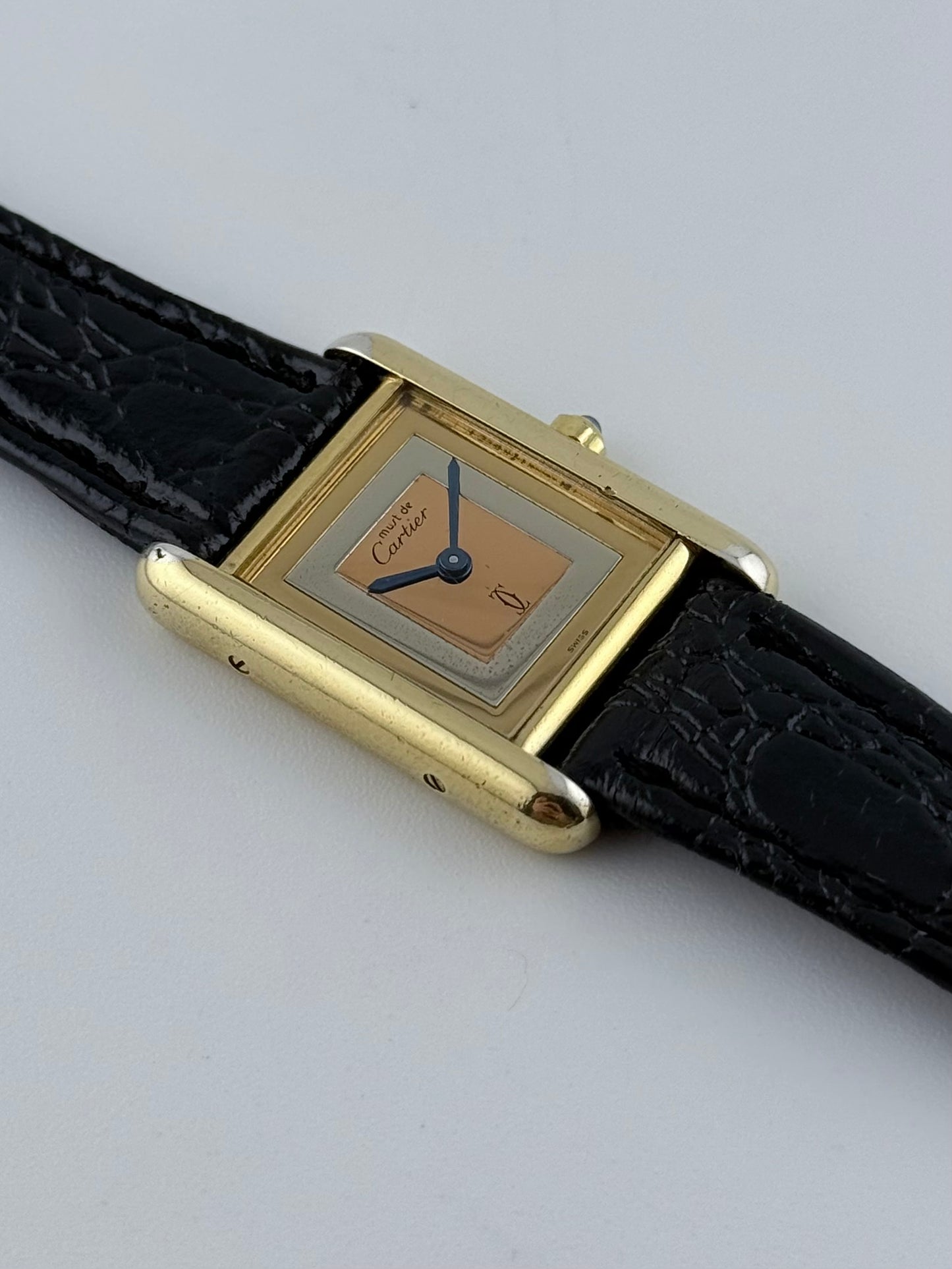 Cartier Must De Paris Tank Quartz - Trinity Dial - Ladies