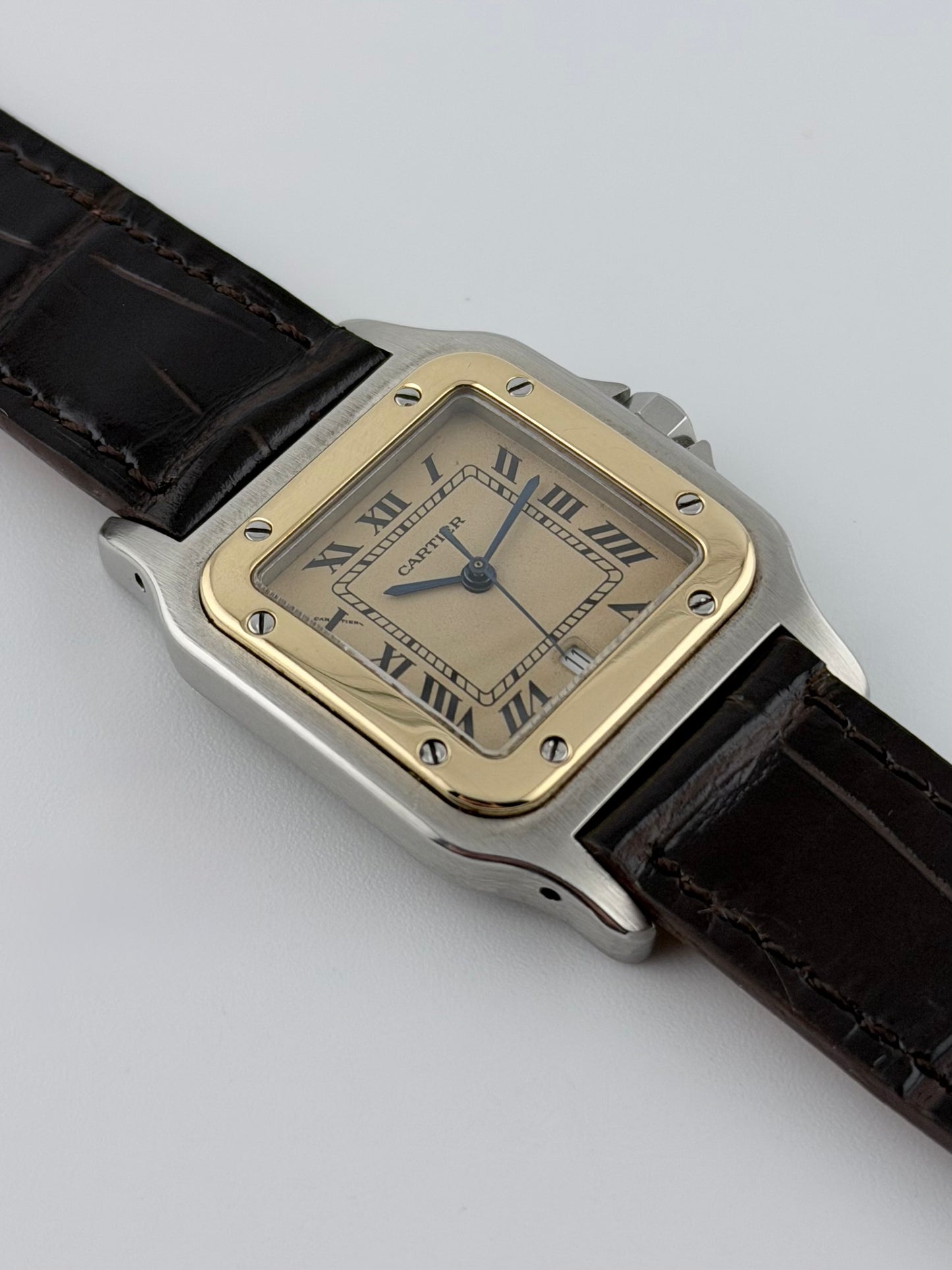 Cartier Santos Galbee Quartz - 187901 - Bi Metal