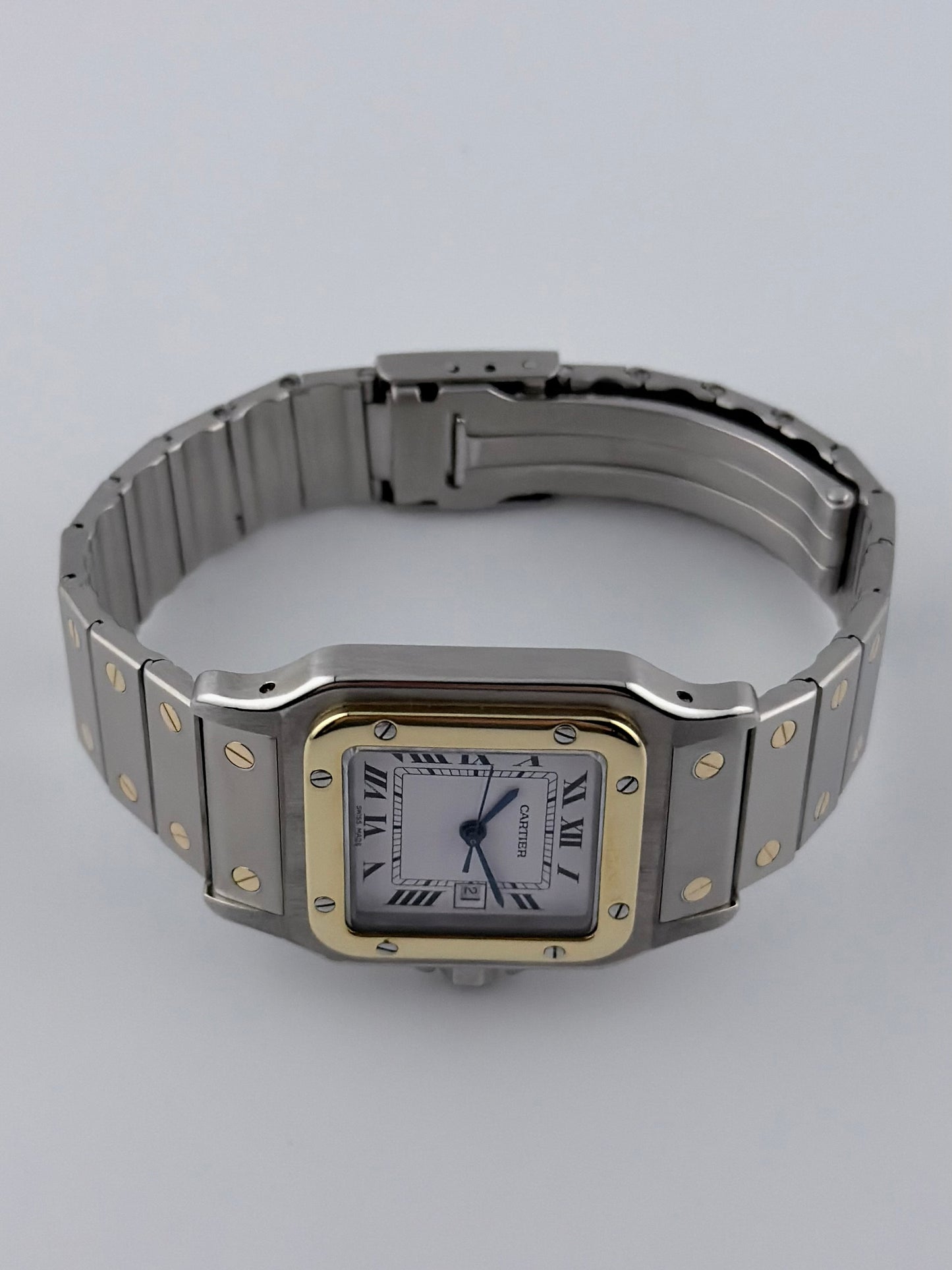 Cartier Santos Carree Automatic Date - Bi Metal - 2961