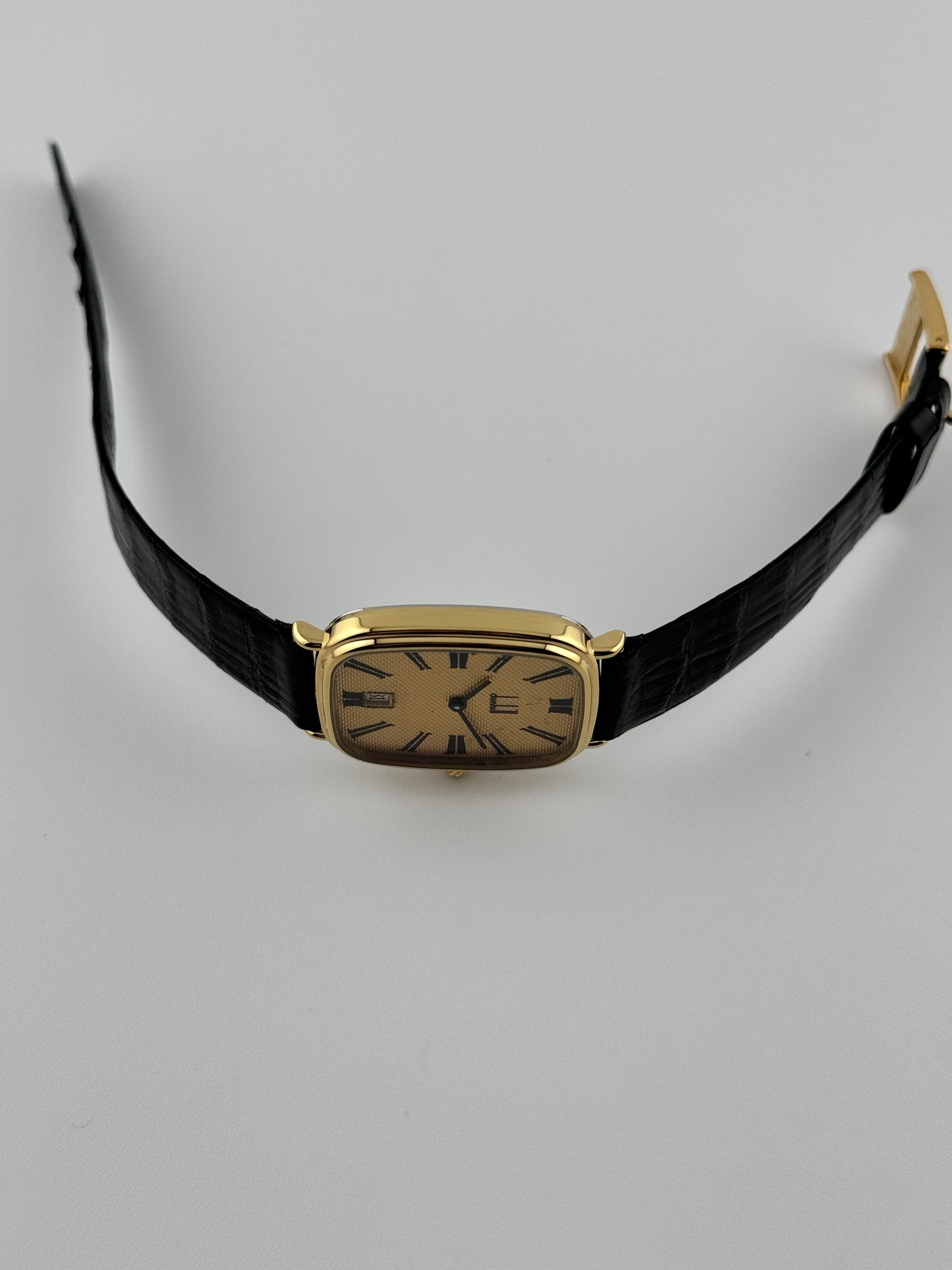 Dunhill Quartz Tank Date Gent’s Dress Watch
