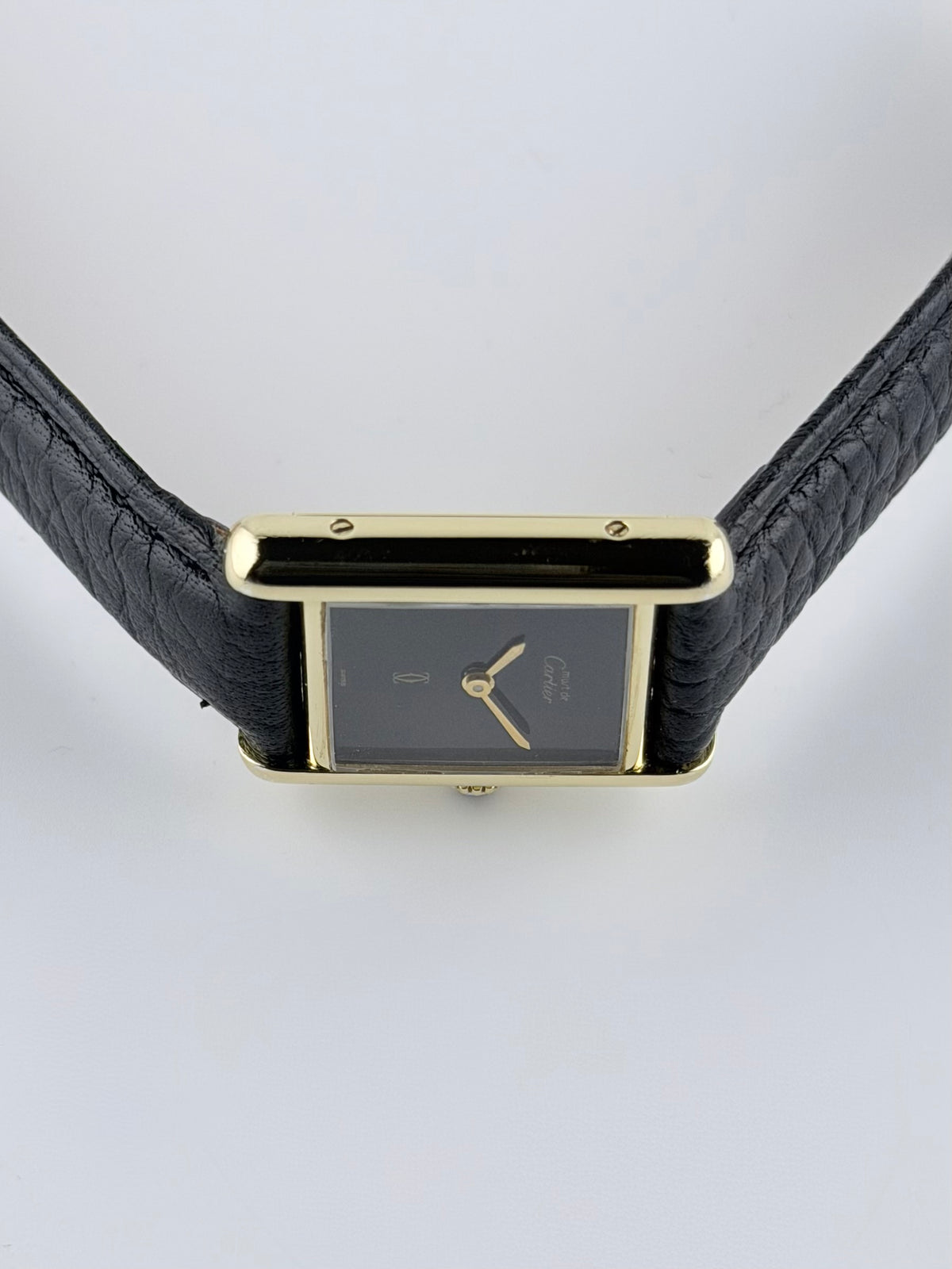 Cartier Must De Tank Paris Manual Wind - 3 - Black Dial - Ladies