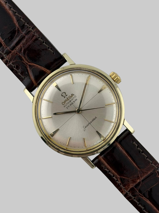 Omega Seamaster Automatic 14765 - Cross Hair - Rare Turler Signed