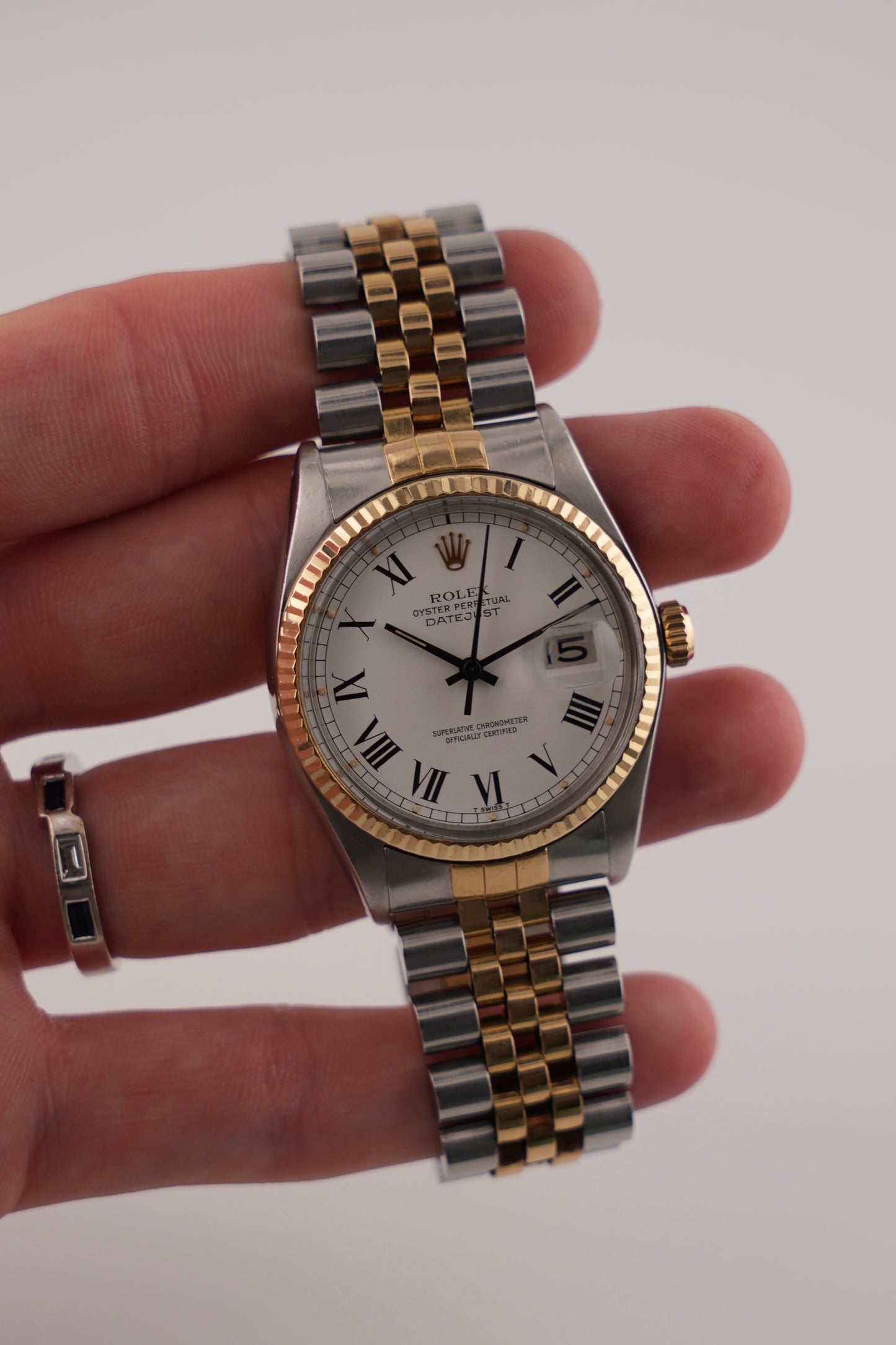 Rolex Datejust Oyster Perpetual 16013 - Rare Buckley Dial