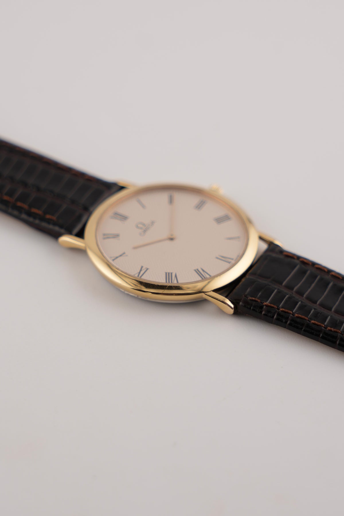 Omega De Ville Quartz - 195.0075.1 - Herringbone Dial - Original Box