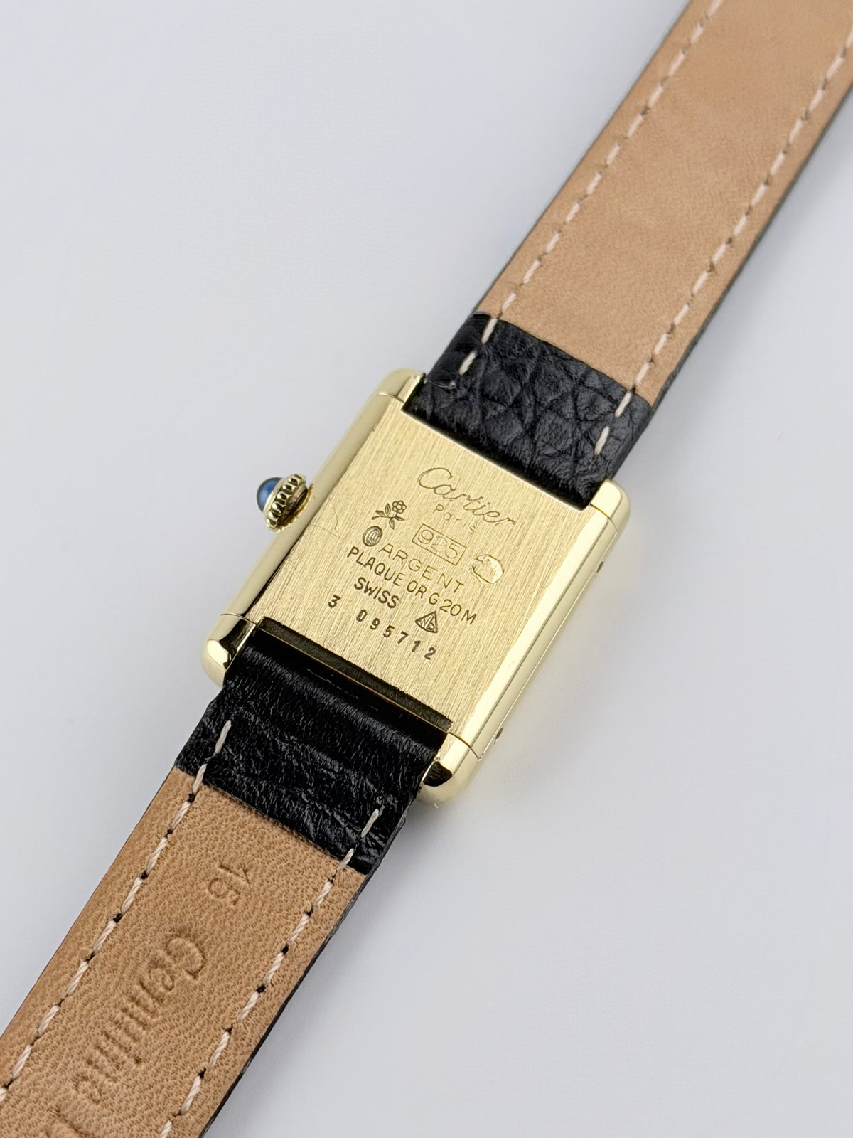 Cartier Must De Tank Paris Manual Wind - 3 - Black Dial - Ladies