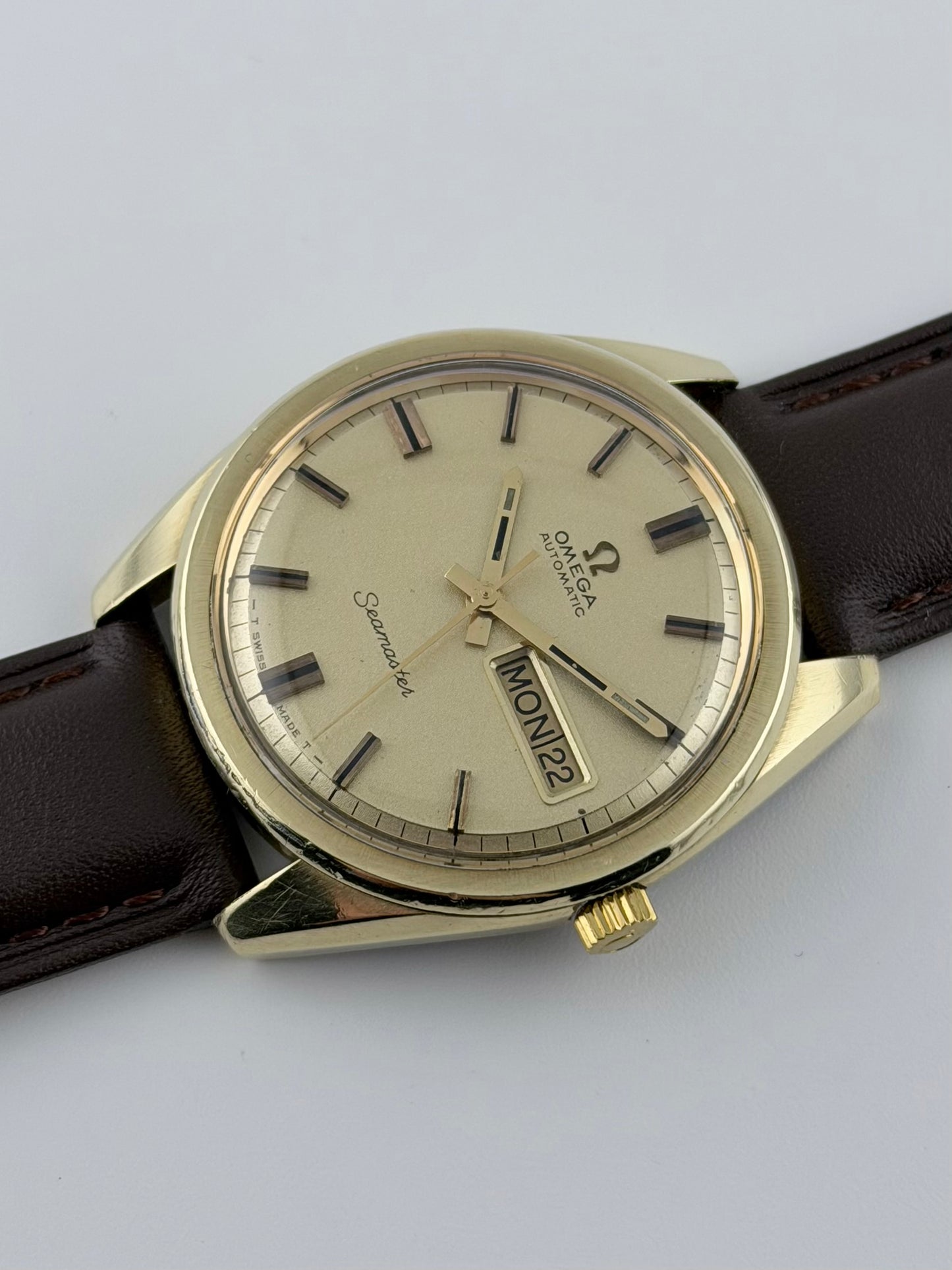Omega Seamaster Automatic Day-Date Jumbo Pie Pan - 166.032