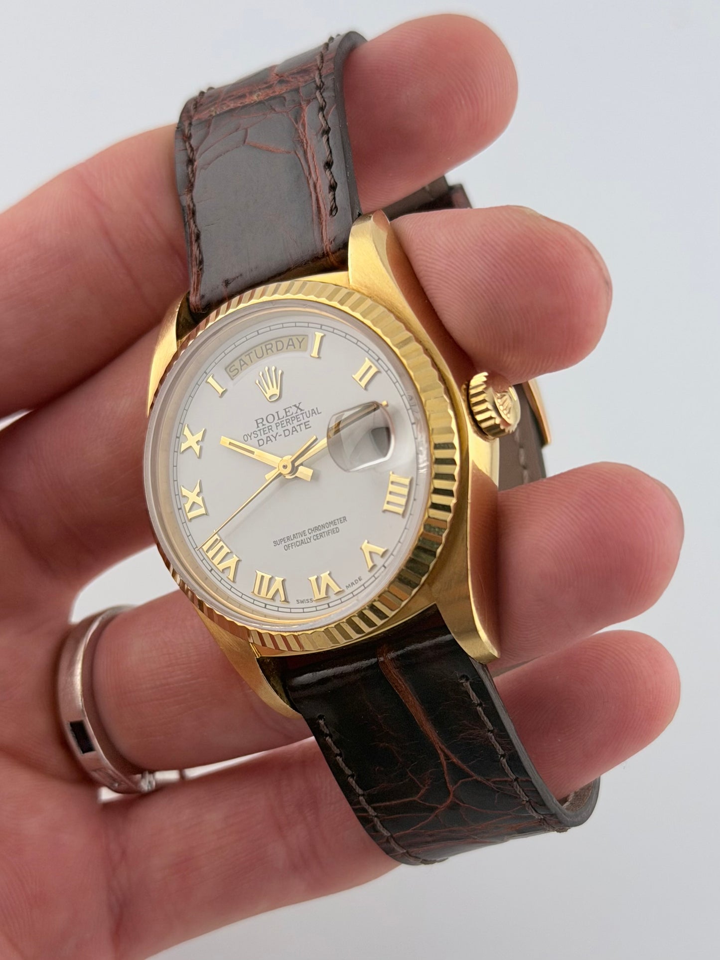 Rolex Oyster Perpetual Day-Date - 18038 - Original Box - Rare Dial