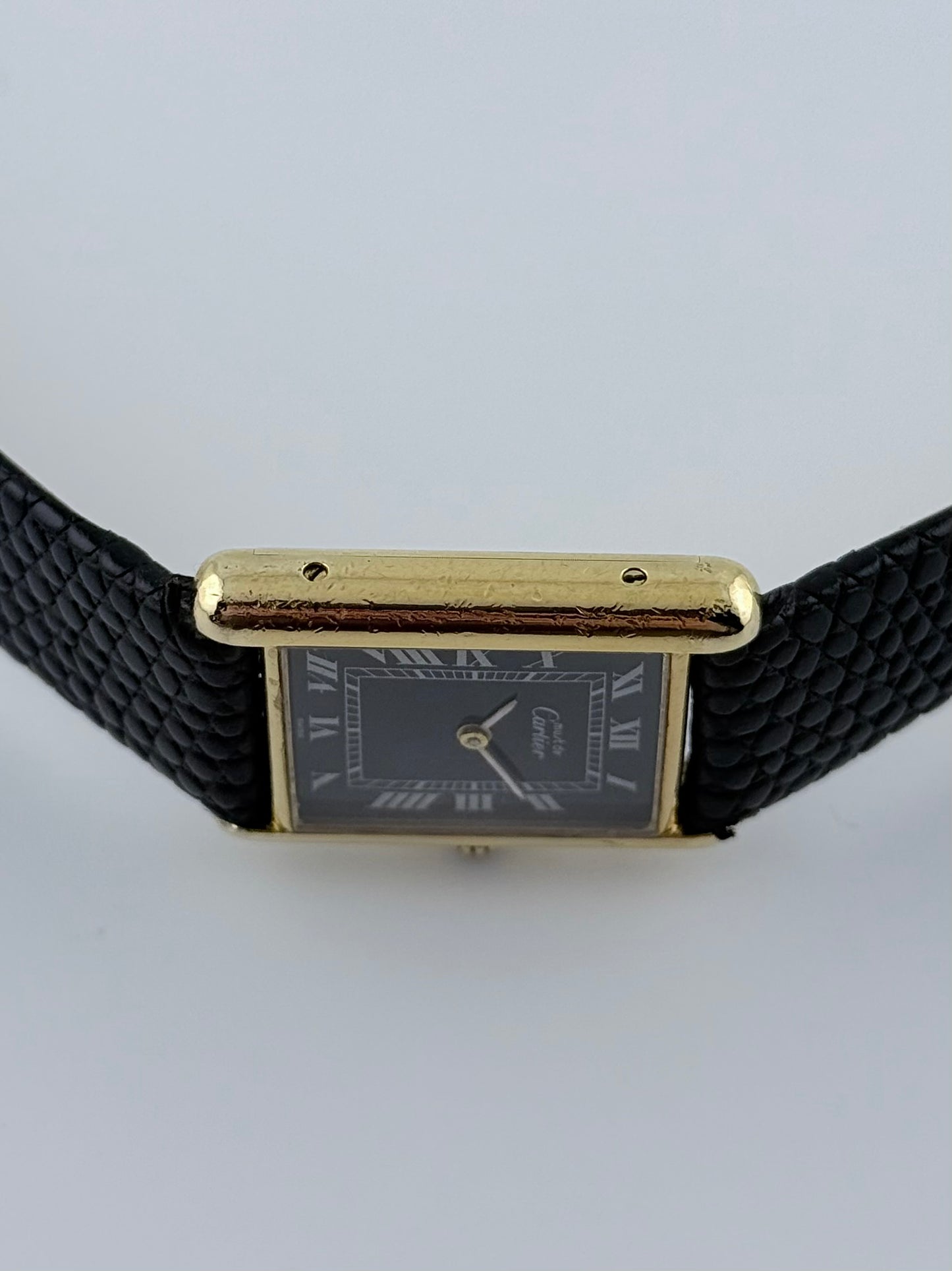 Cartier Must De Tank Manual Wind - 6 - Black Dial