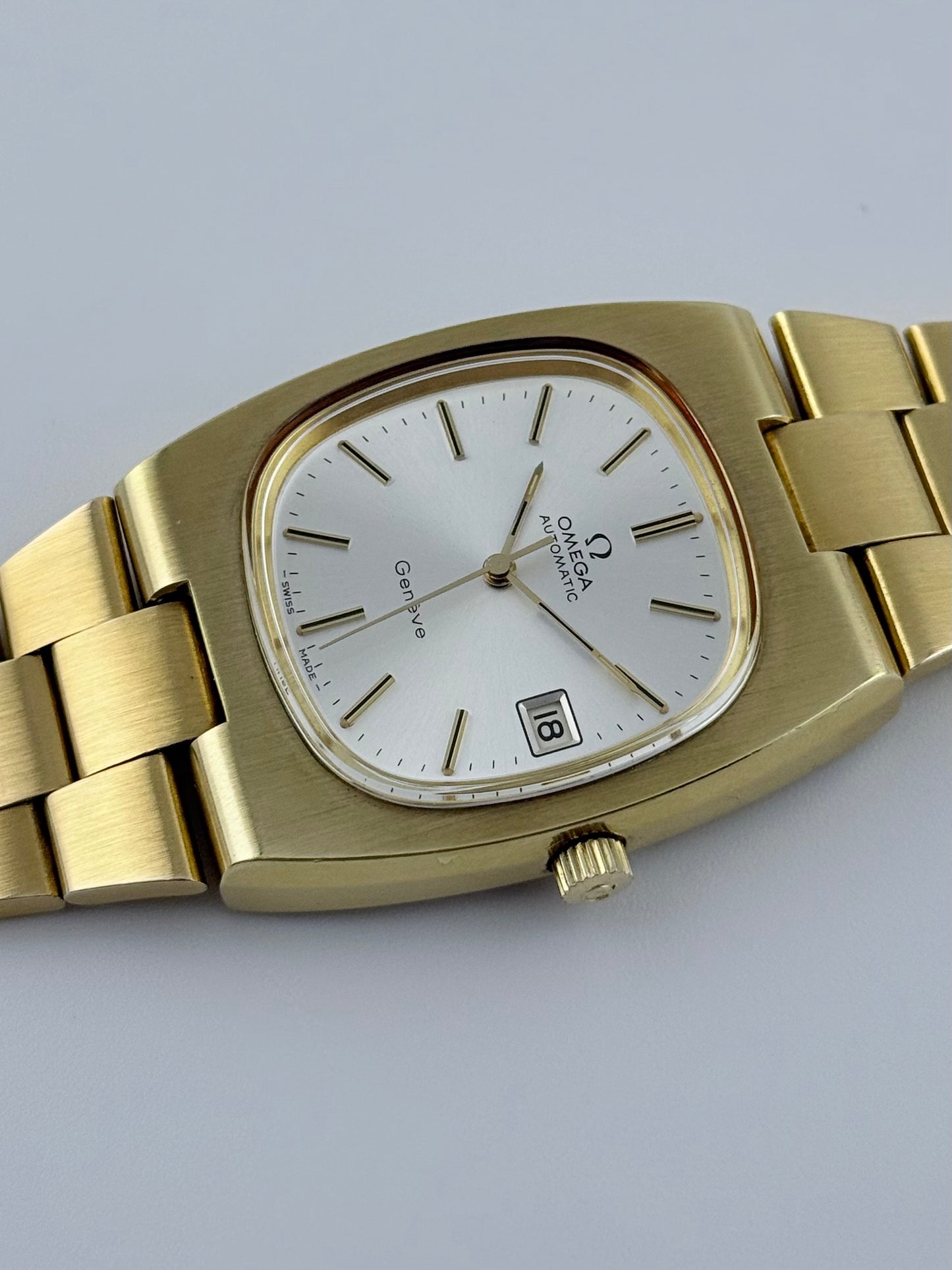 Omega Geneve Automatic Date TV Dial - 166.0191 - FULL SET!