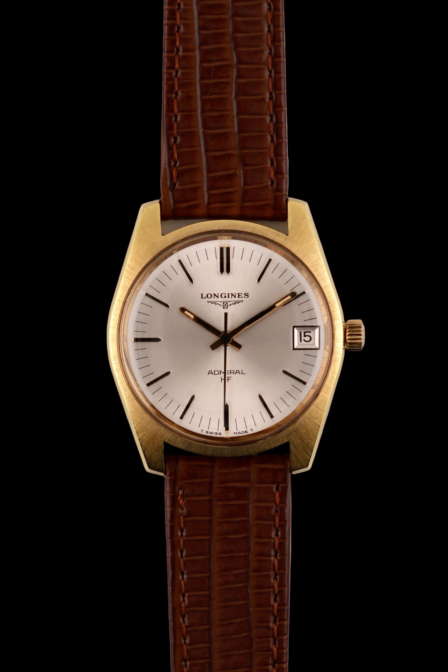 Longines Admiral HF Manual Wind - Sunburst Dial